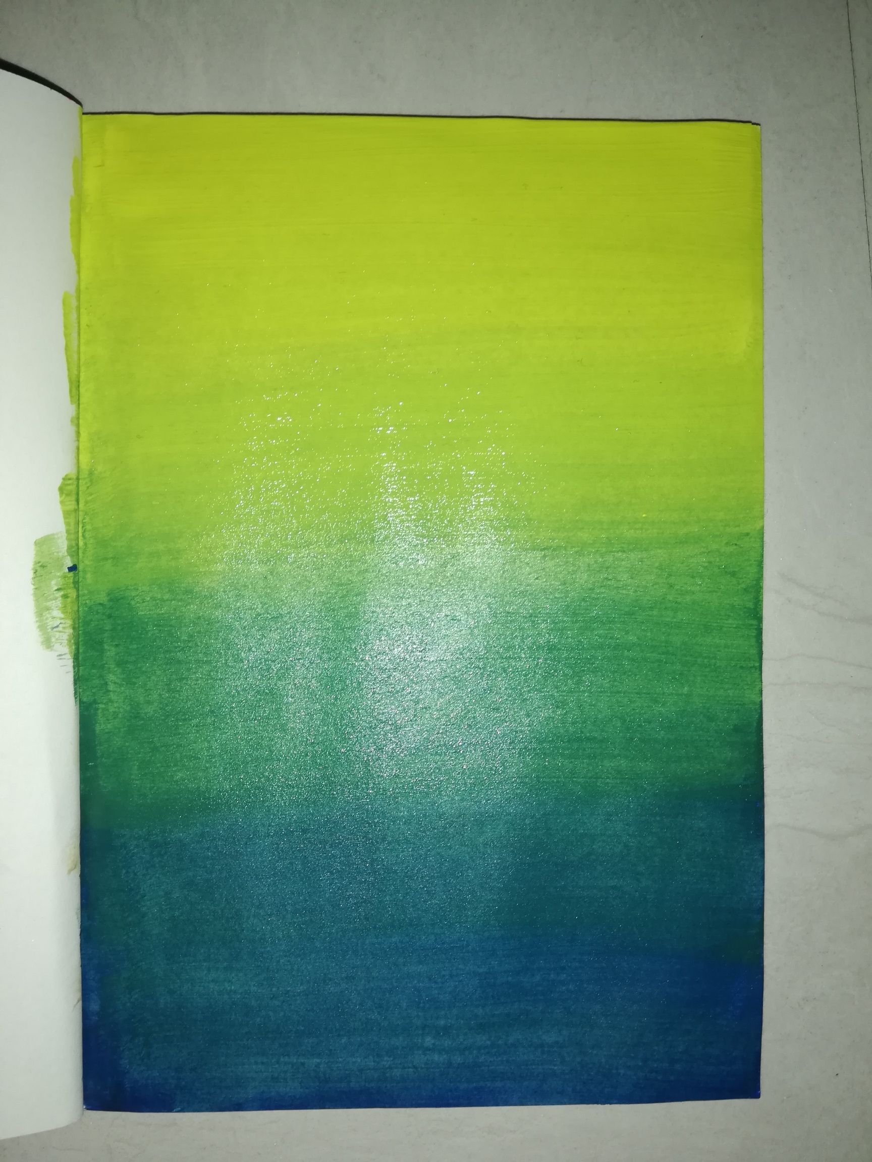 Un dégradé à l'acrylique de Dina le 06 janvier 2022