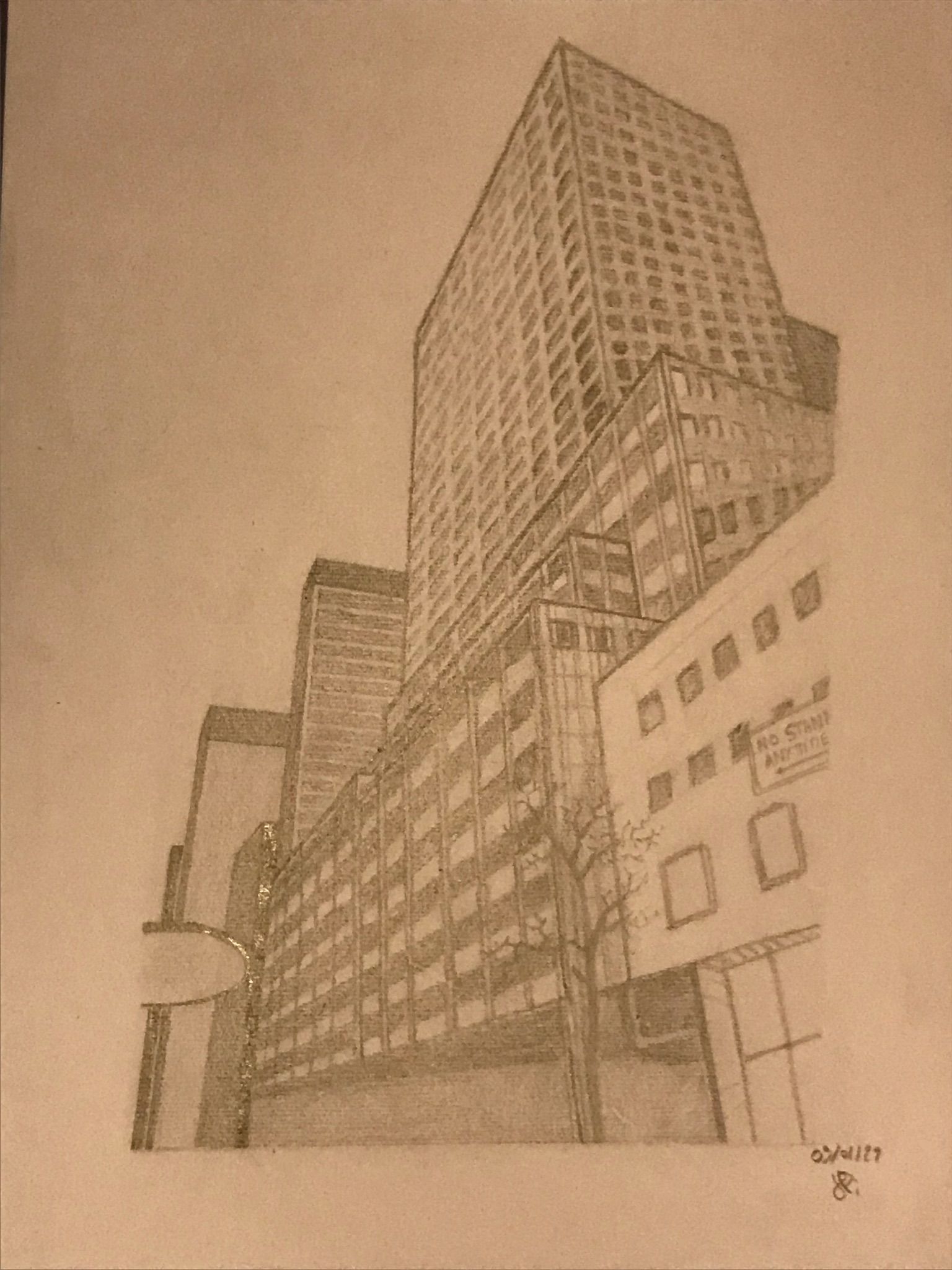 Dessiner un paysage Urbain de Jean pierre le 09 janvier 2022