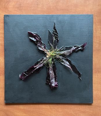 Fleur de résine, Techniques Mixtes de Marie-christine le 16 janvier 2022