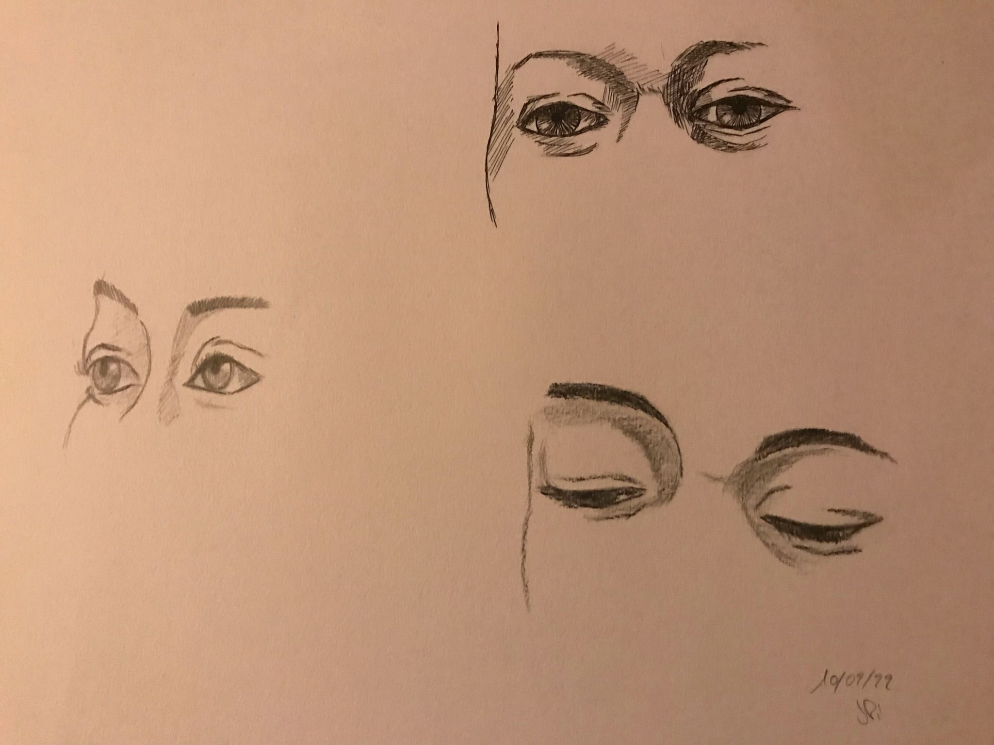 Apprendre à dessiner le visage : Les yeux de Jean pierre le 10 février 2022