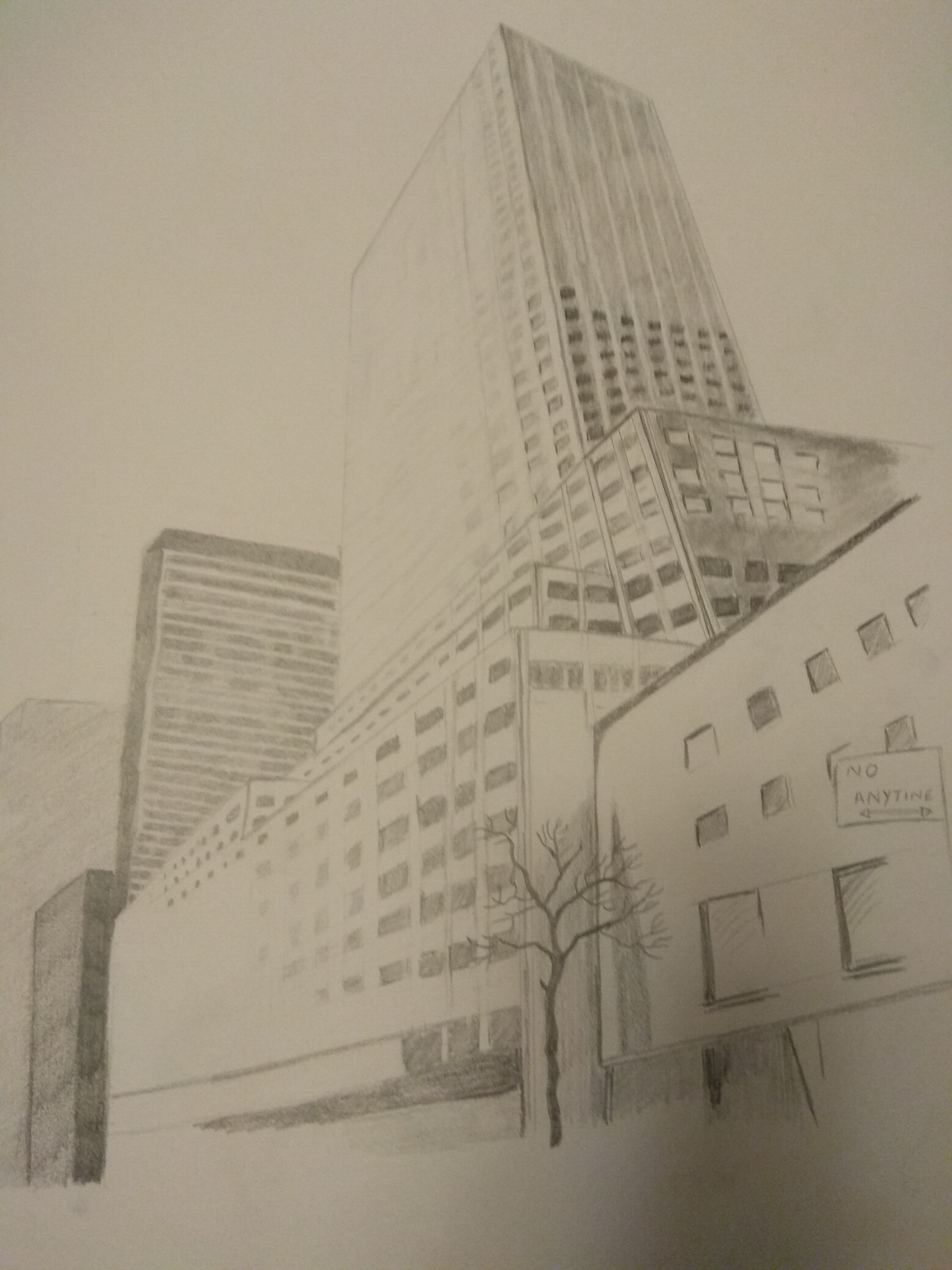Dessiner un paysage Urbain de Françoise le 20 février 2022