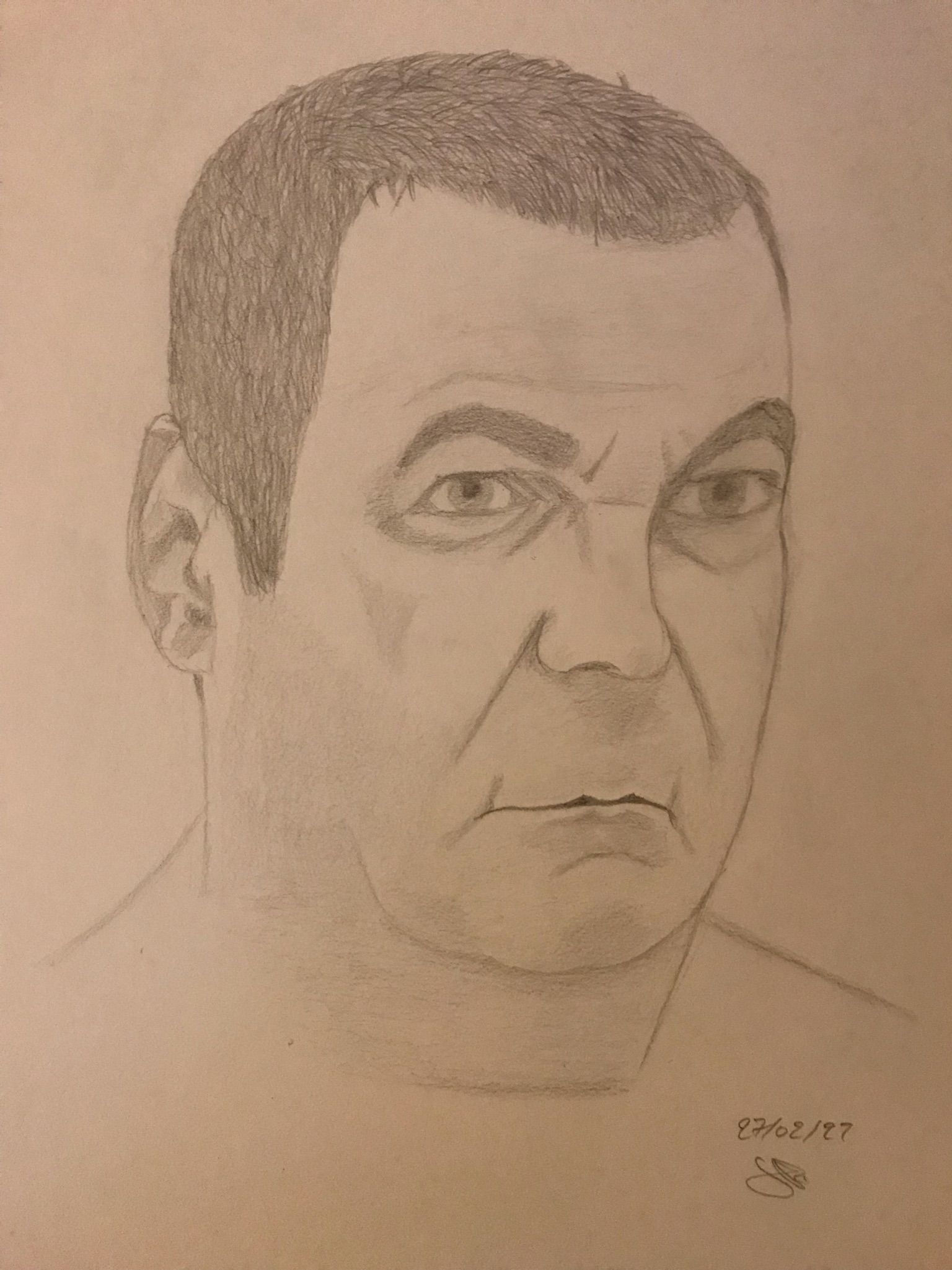 Dessiner son Autoportrait de Jean pierre le 27 février 2022