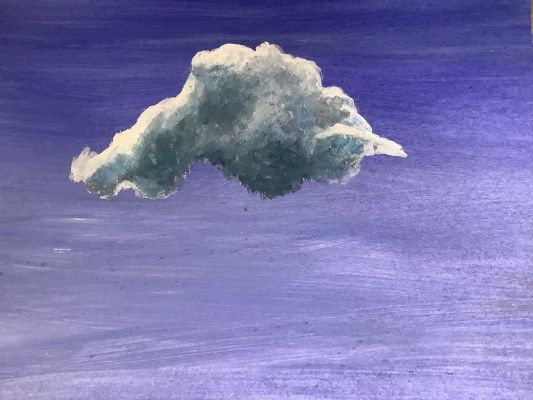Peindre des Nuages à l'Acrylique de Chantal le 07 mars 2022