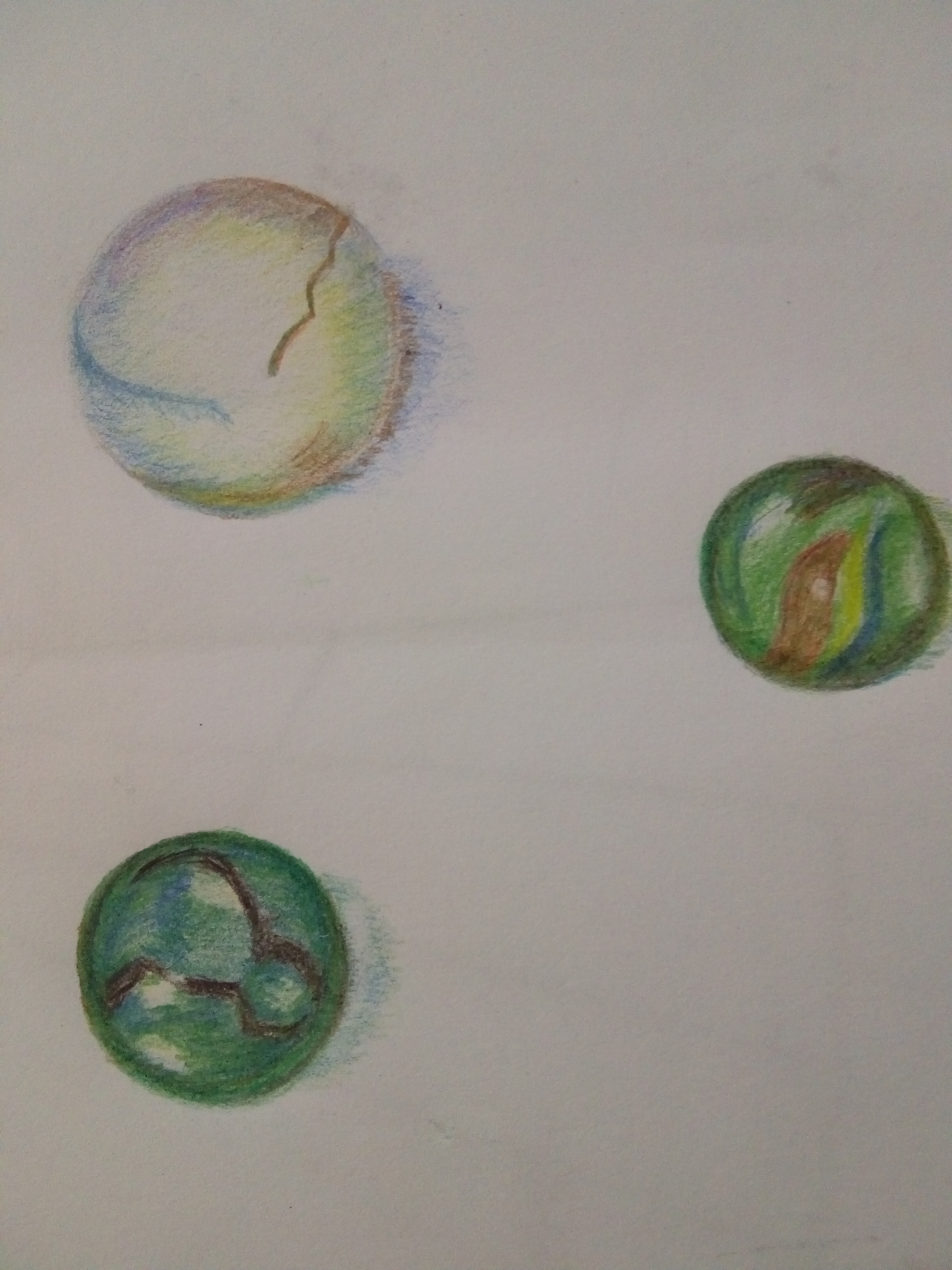 Dessiner des billes de Sylvie le 07 mars 2022