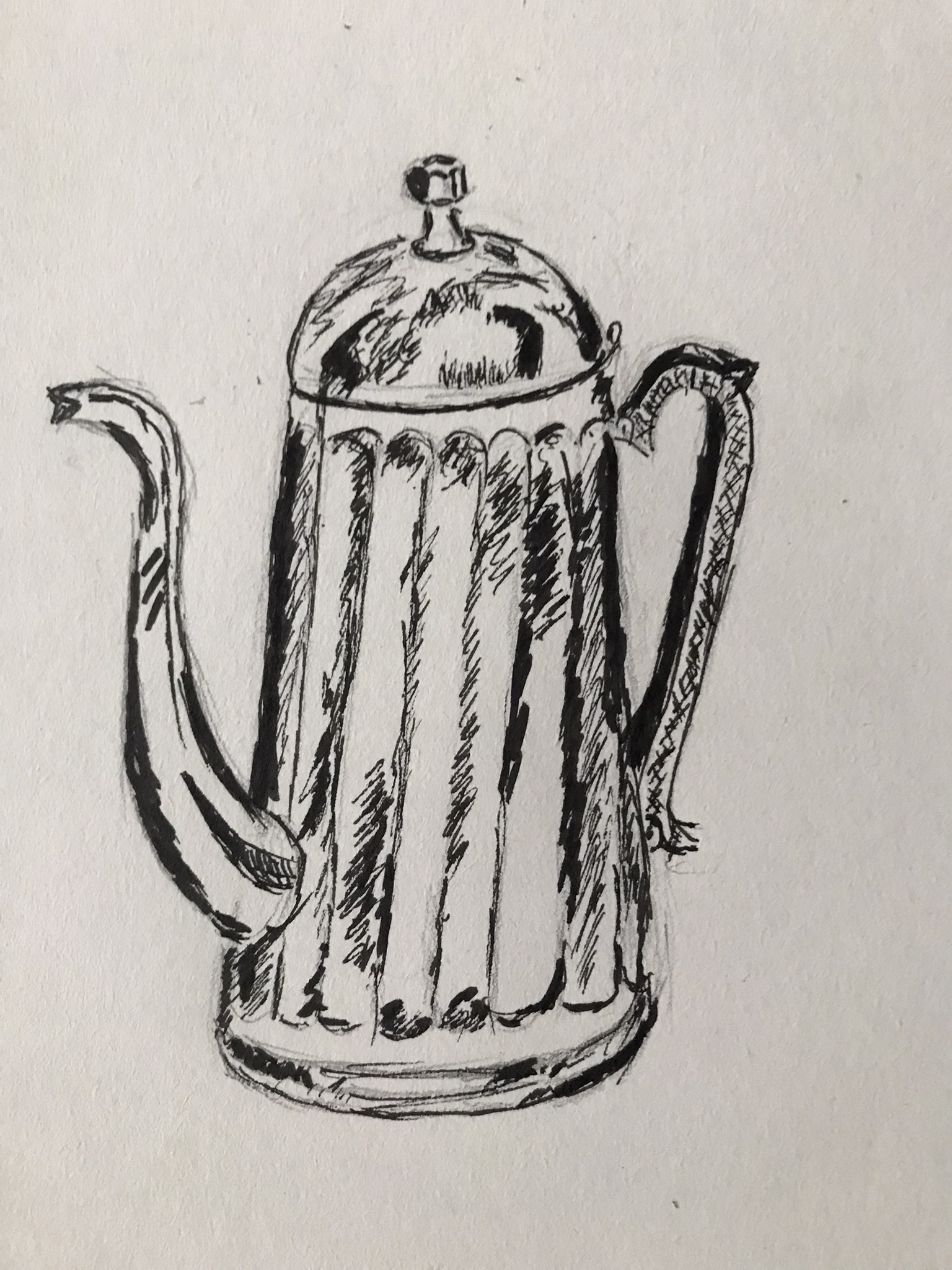 Dessiner une cafetière de Dominique le 27 mars 2022