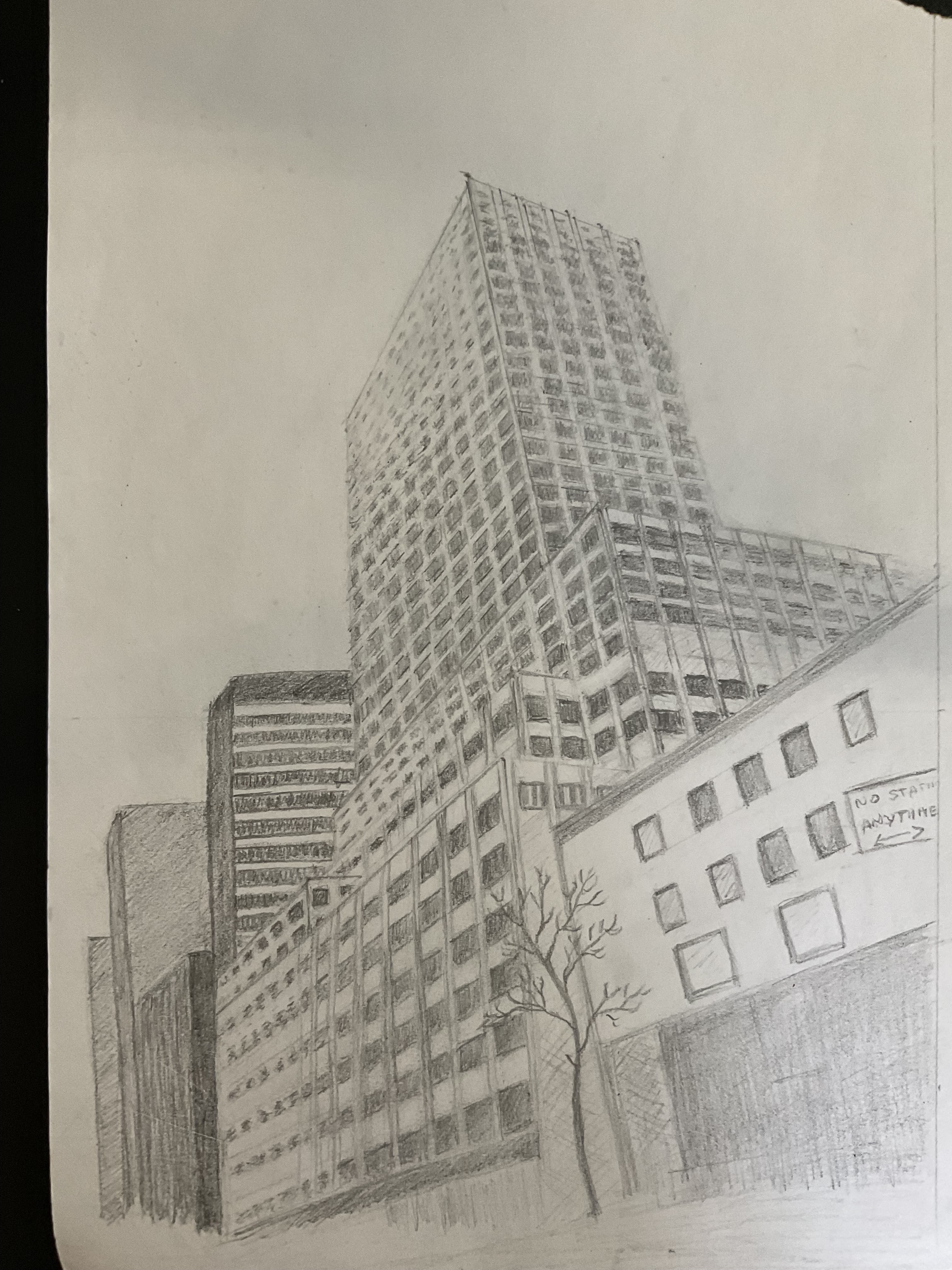 Dessiner un paysage Urbain de Sylvie le 01 avril 2022