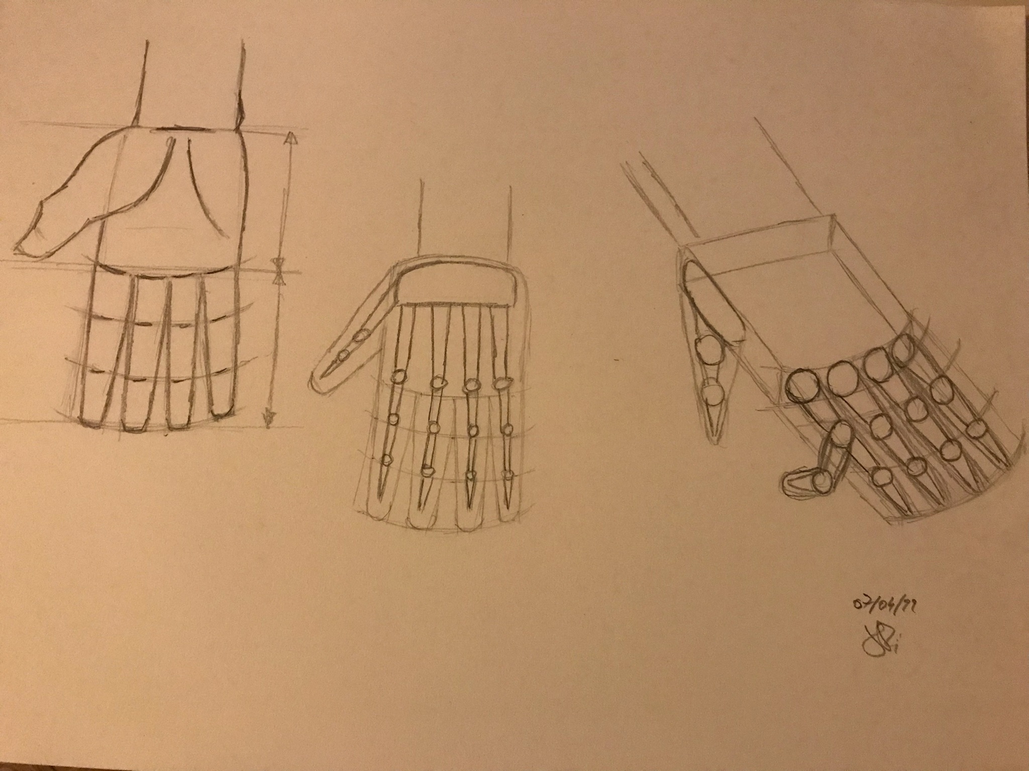 Dessiner une main, la base de Jean pierre le 07 avril 2022