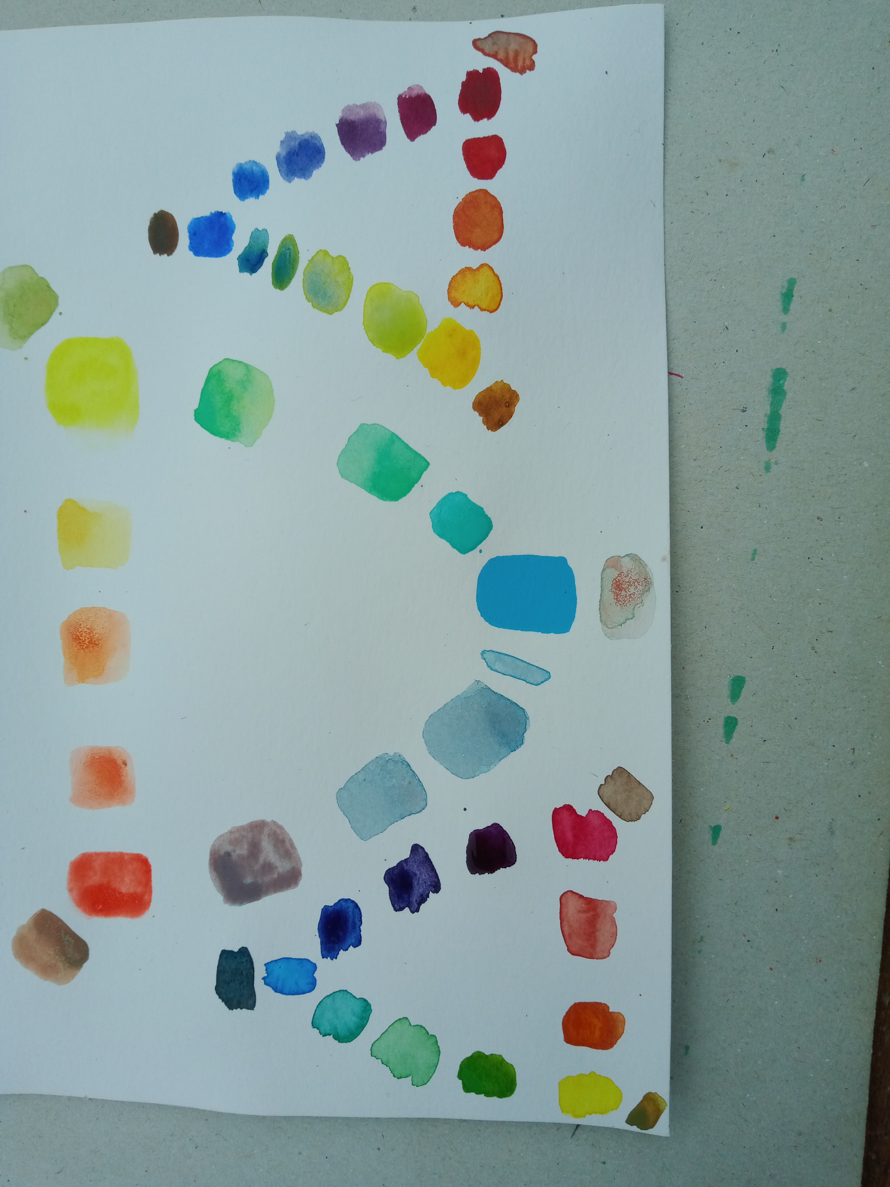 Découverte des Couleurs à l'Aquarelle de Audrey le 13 avril 2022