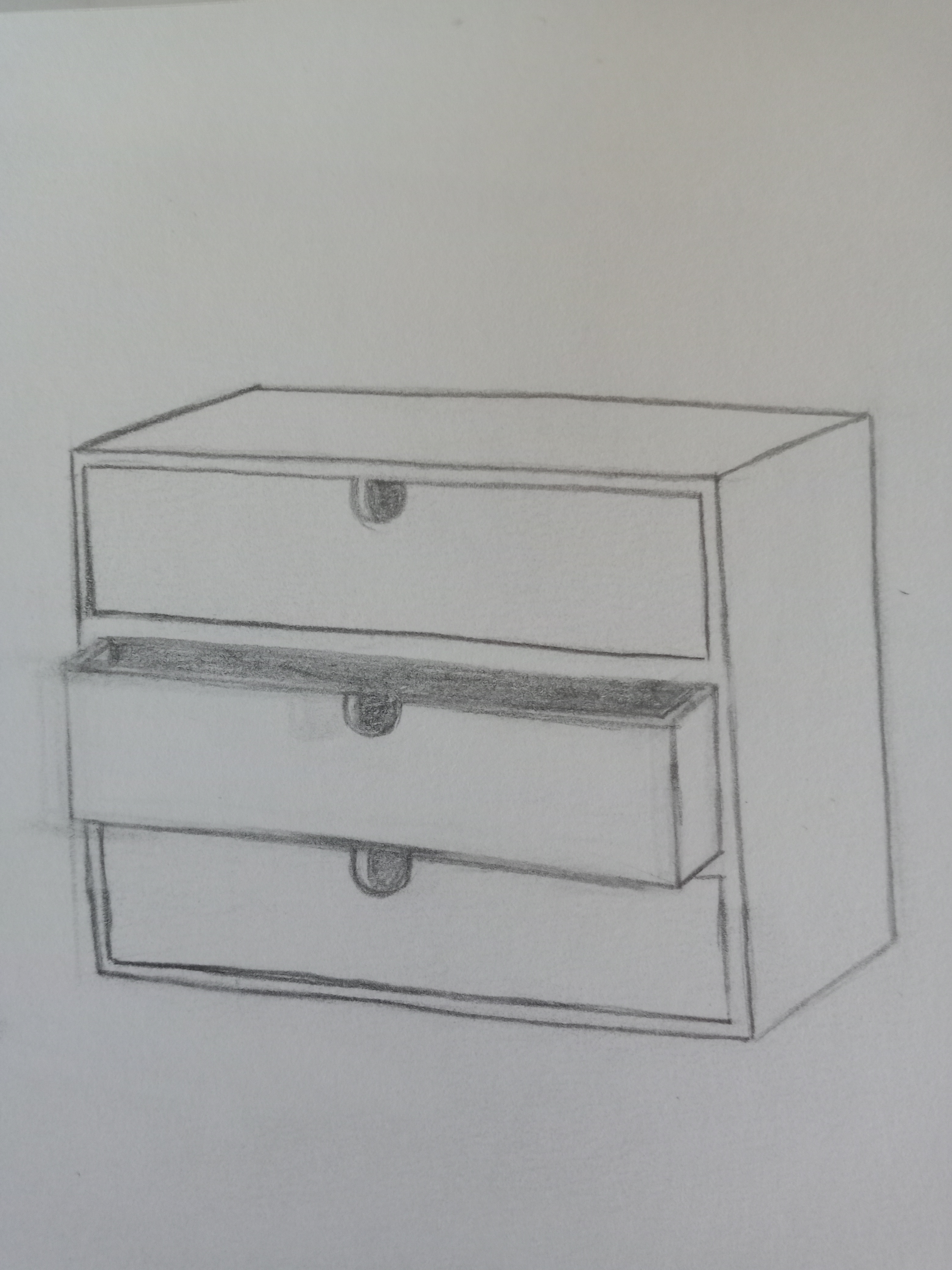 Dessiner un objet simple en perspective de Audrey le 14 avril 2022