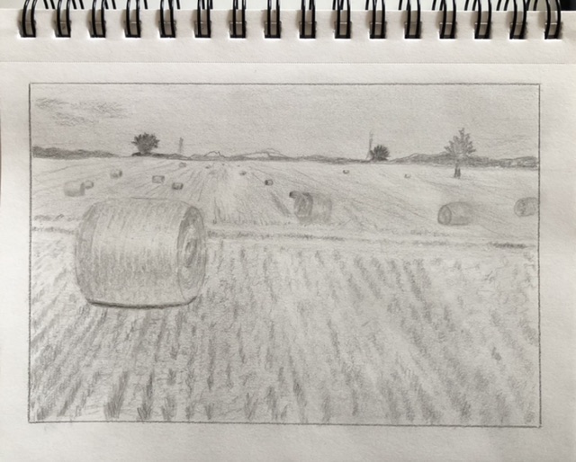 Perspective de paysage en Dessin de Jessica le 20 avril 2022