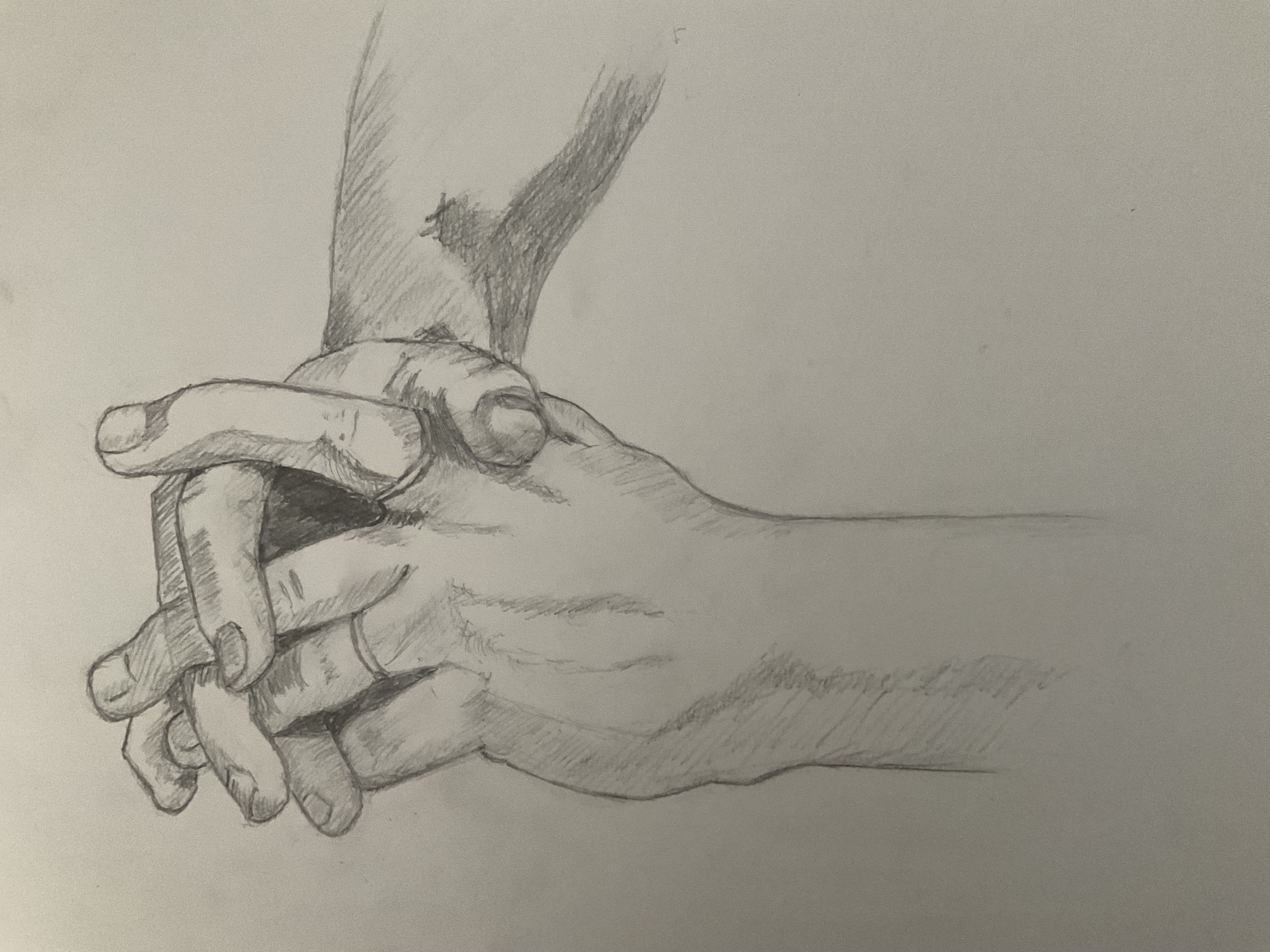 Dessiner les mains pose complexe de Sylvie le 23 avril 2022