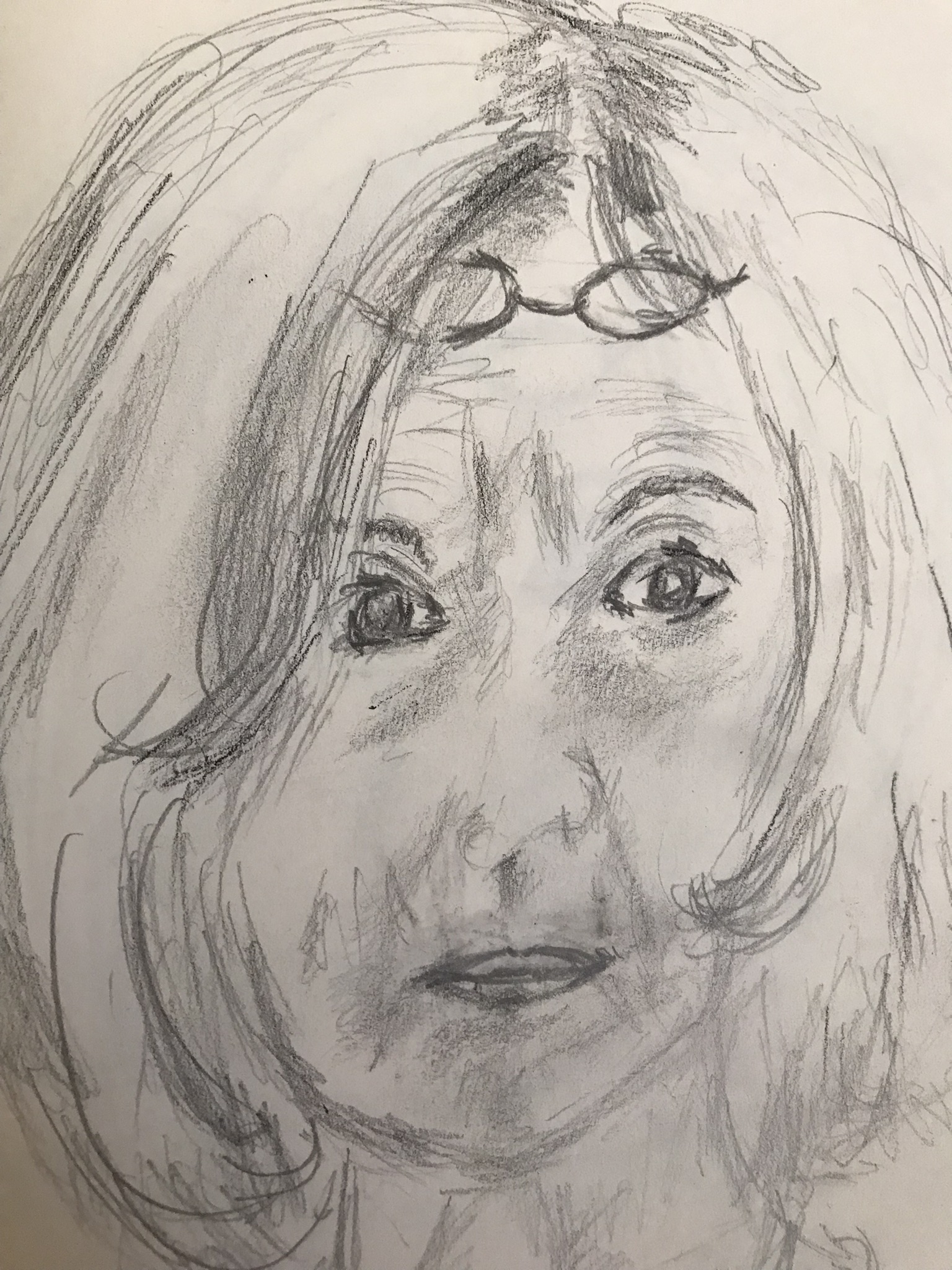 Dessiner son Autoportrait de Dominique le 26 avril 2022
