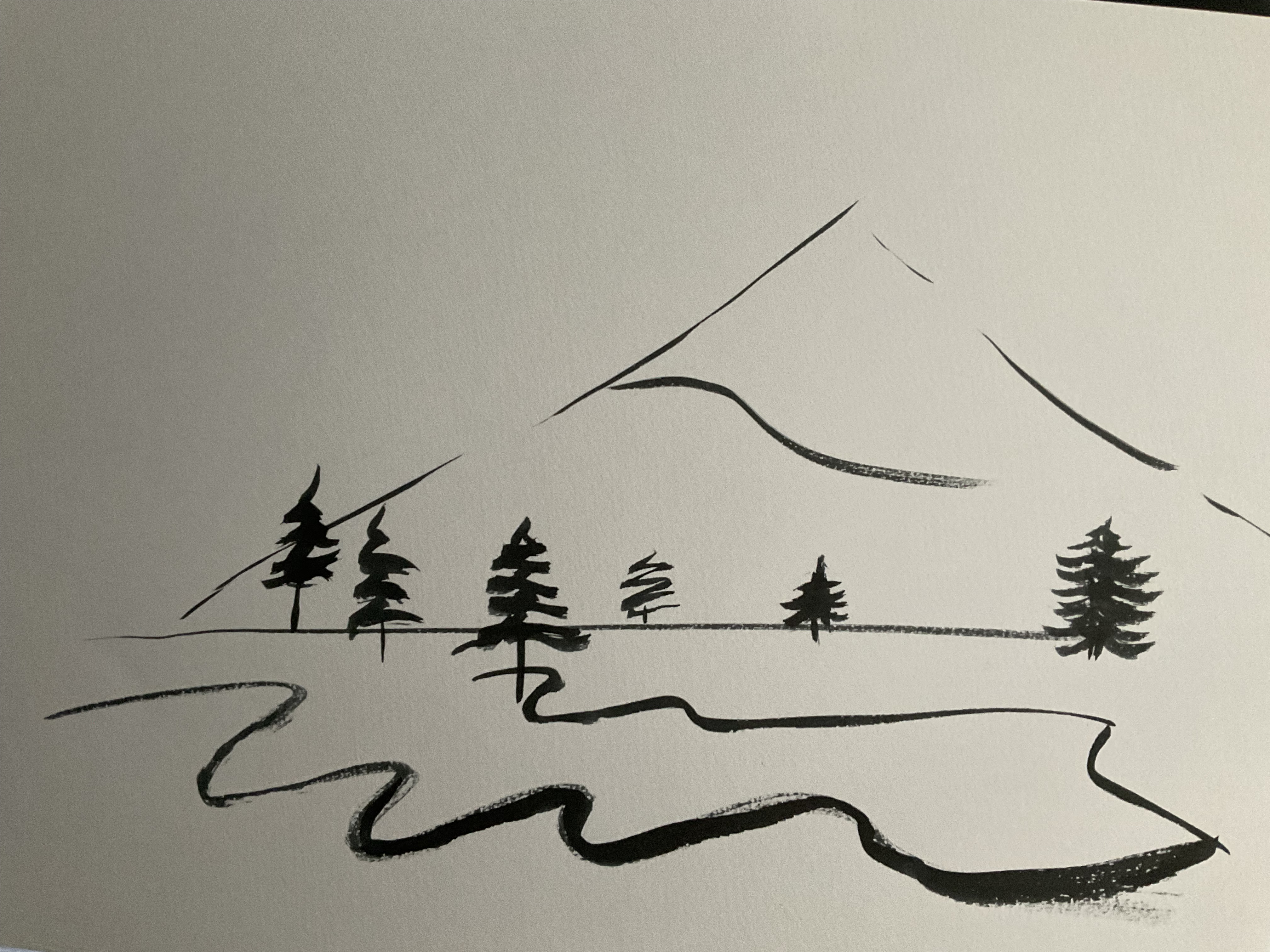 Maîtriser son pinceau pour le dessin à l'encre de Sylvie le 26 avril 2022