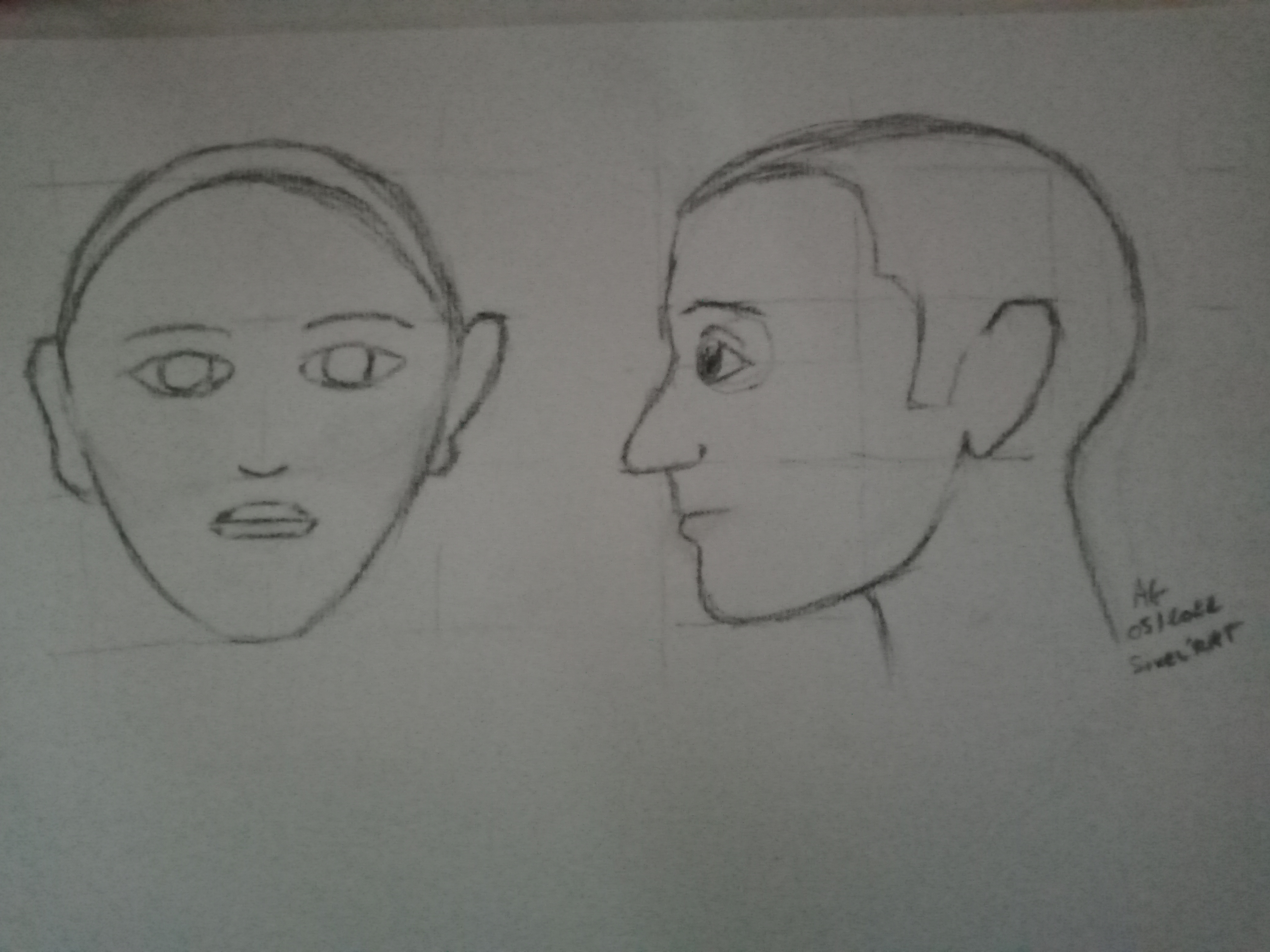 Les Proportions du visage en Dessin de Audrey le 05 mai 2022