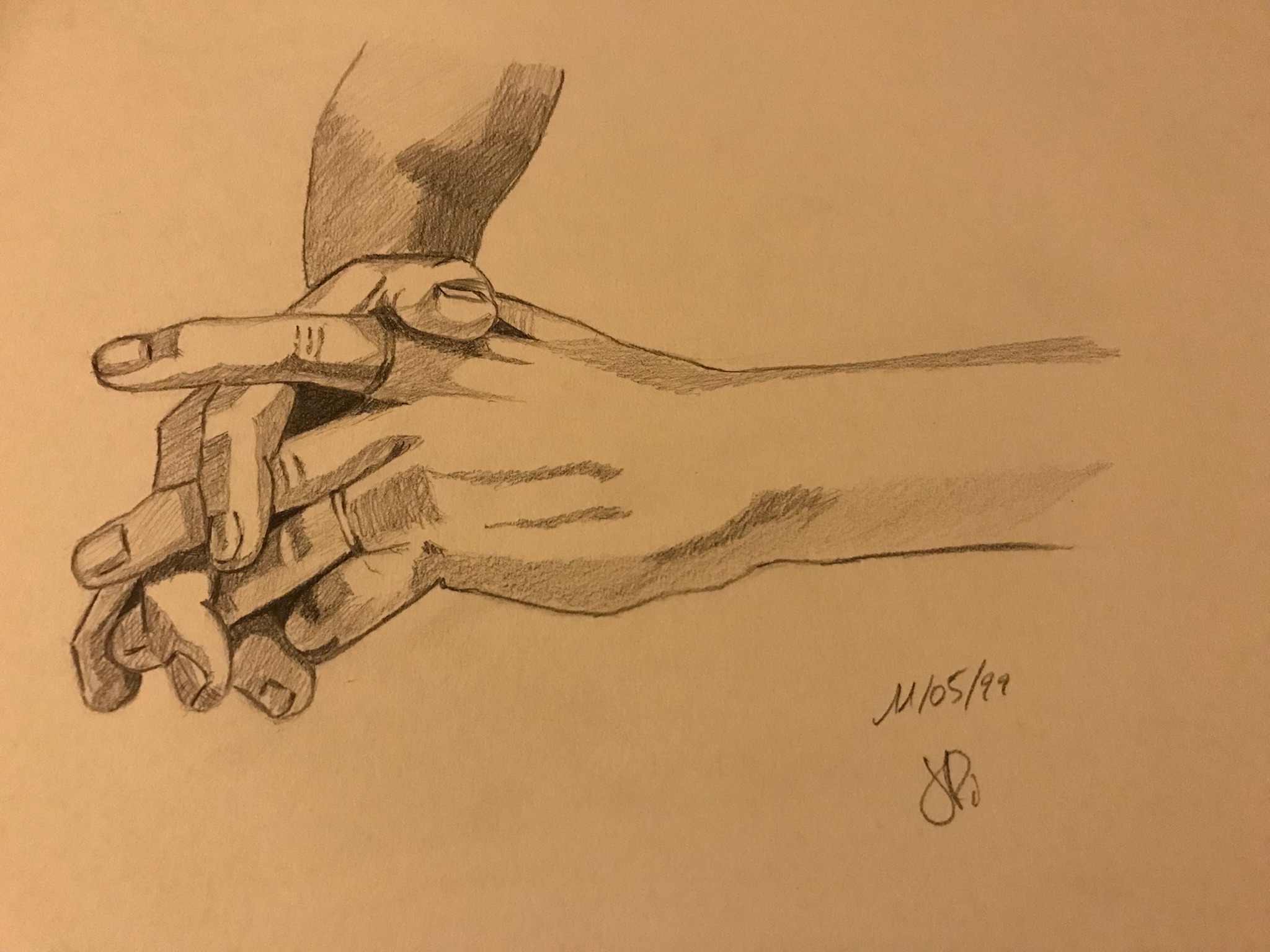 Dessiner les mains pose complexe de Jean pierre le 15 mai 2022