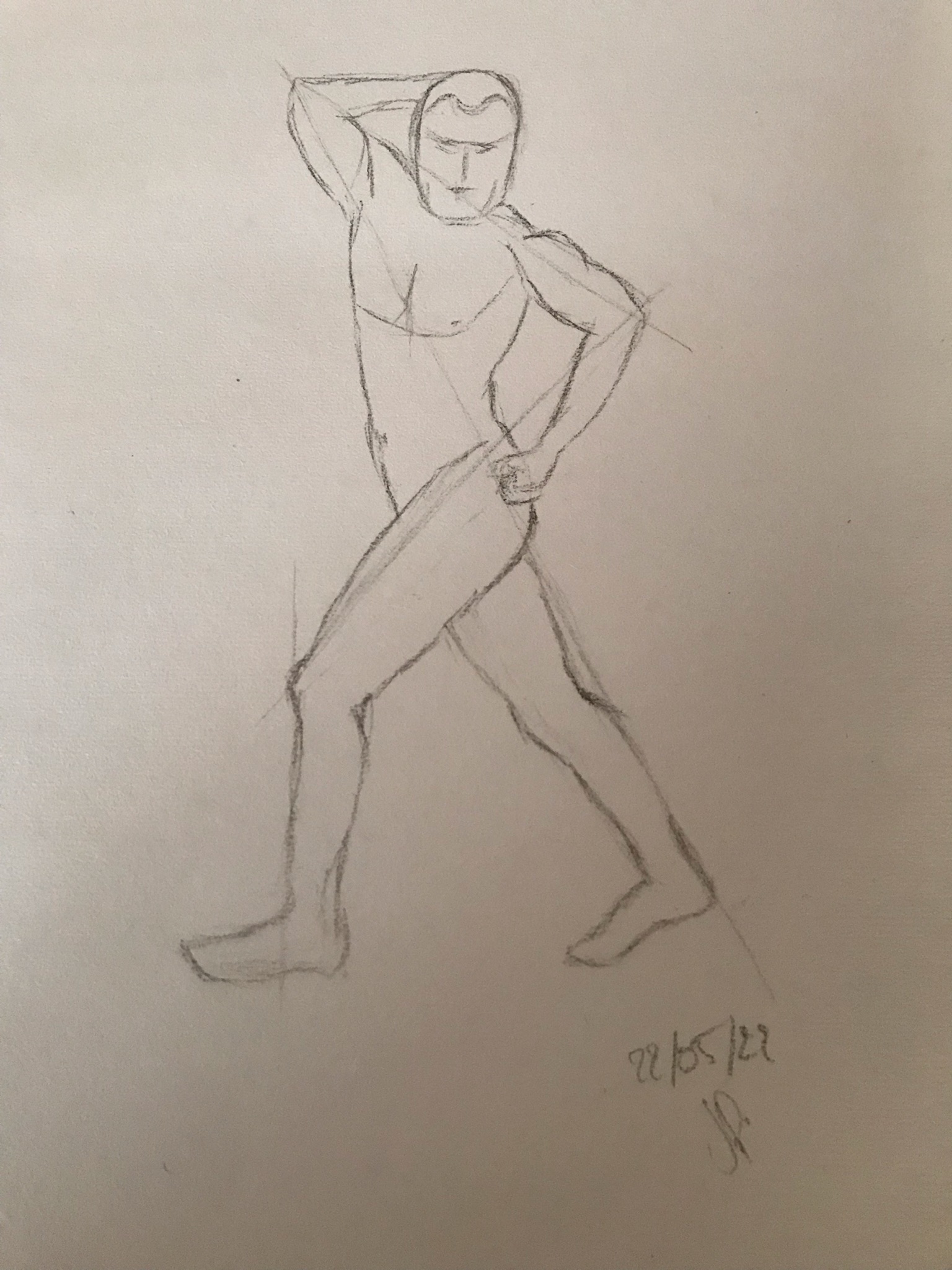 Pose simple en modèle vivant de Jean pierre le 22 mai 2022