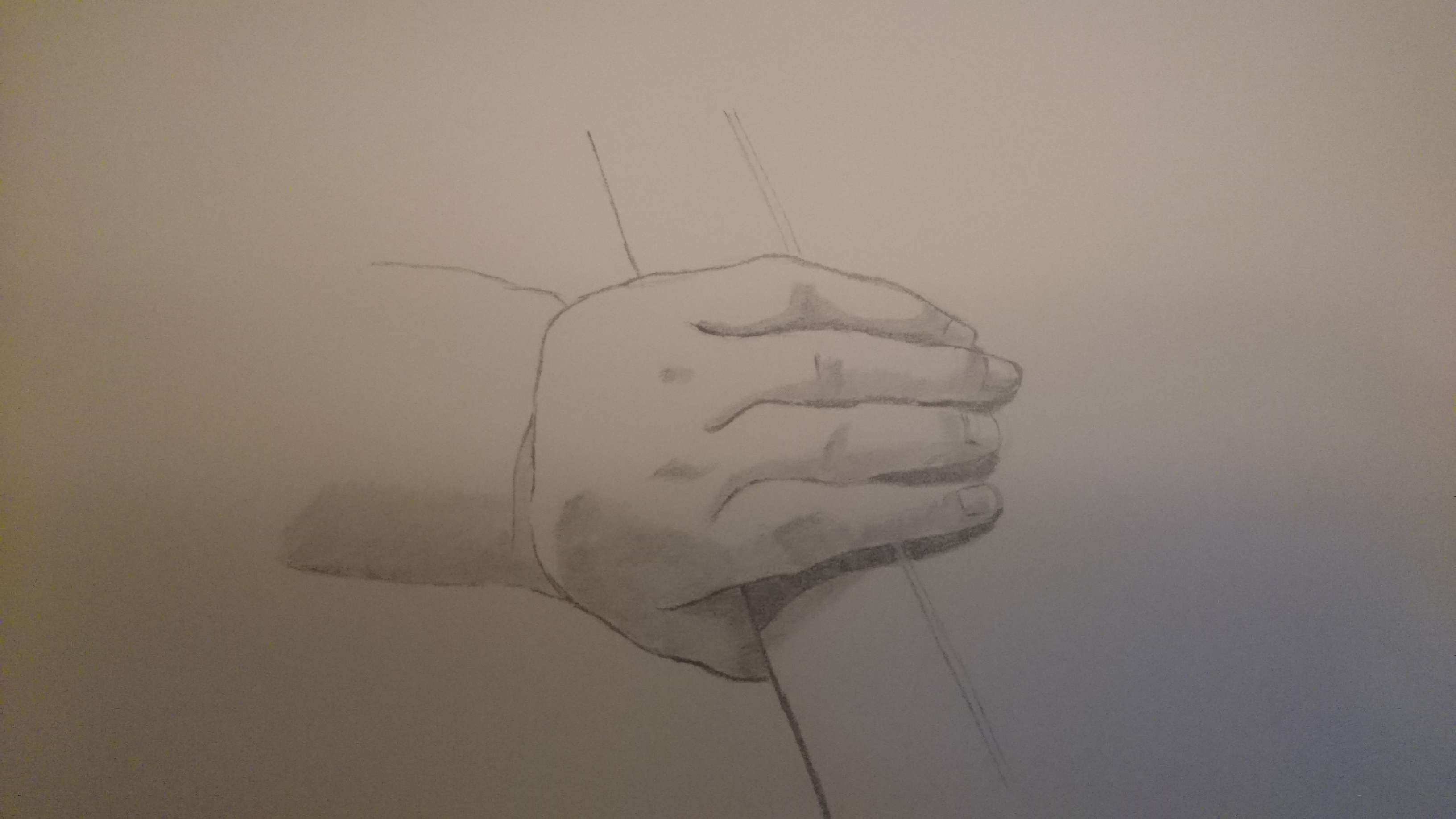 Dessiner les mains d'un bébé de Françoise le 05 juin 2022