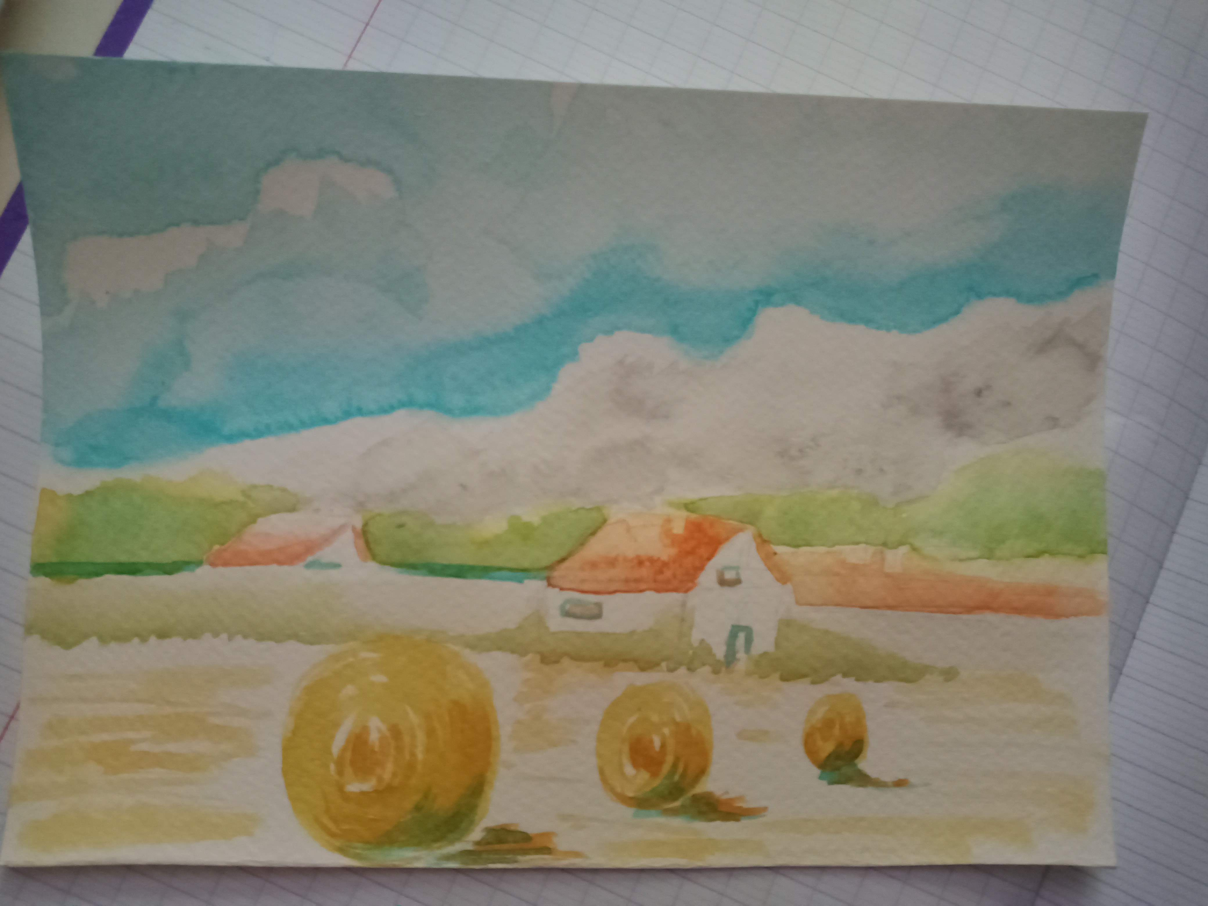 Des Ciels changeants à l'Aquarelle : l'été ! de Audrey le 19 juin 2022
