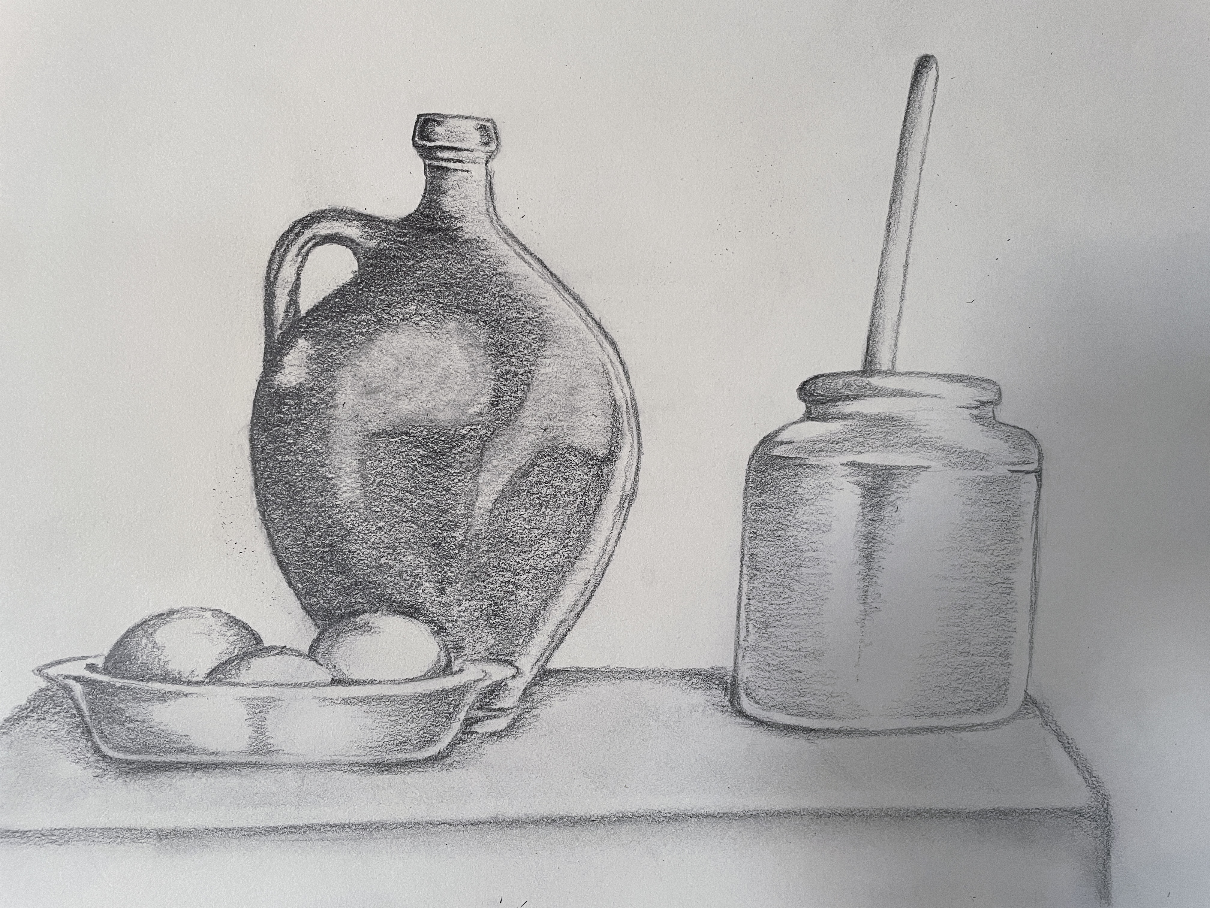 Dessiner une nature morte simple de Manuela le 23 juillet 2022