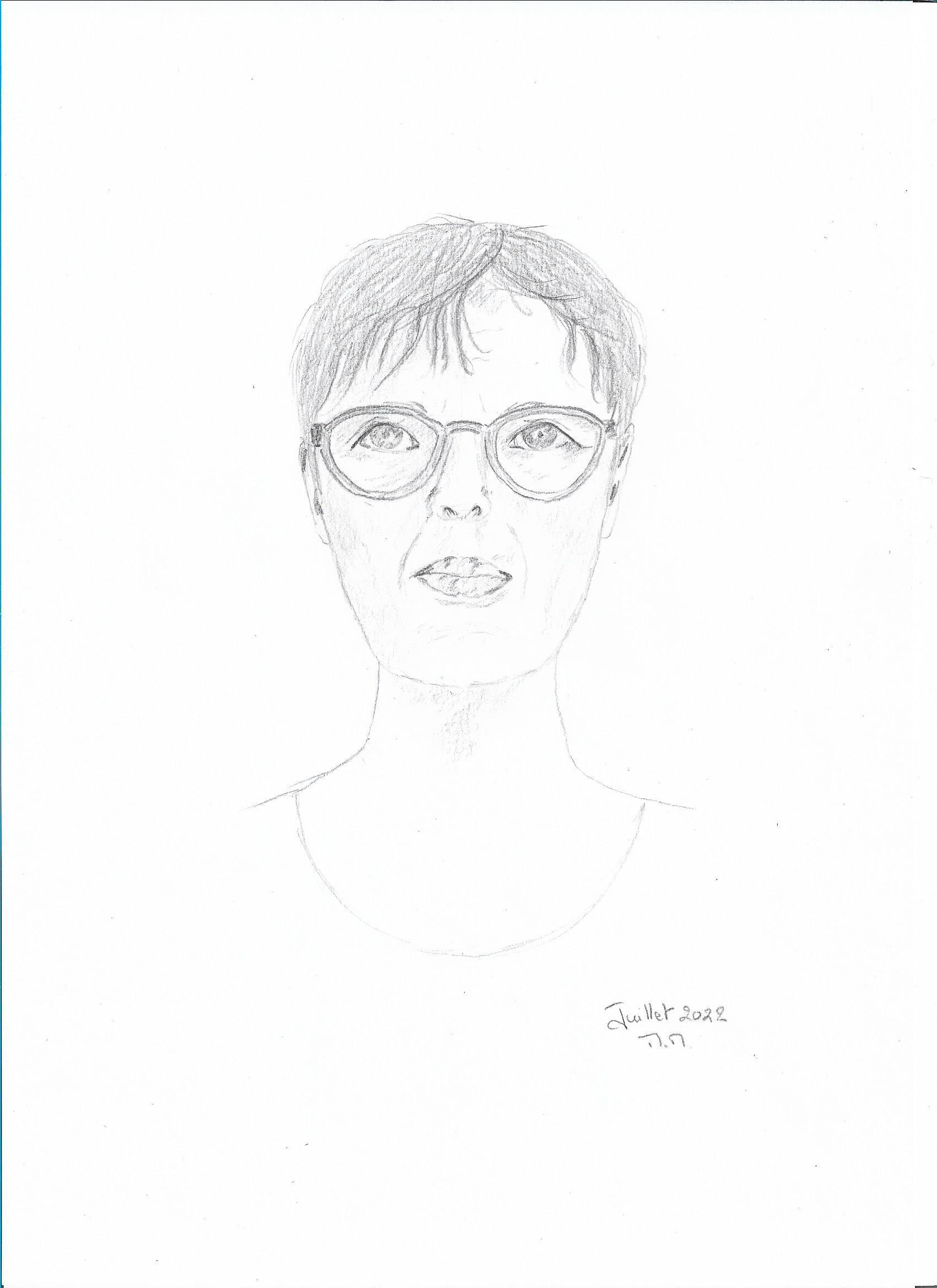Dessiner son Autoportrait de Michele le 31 juillet 2022