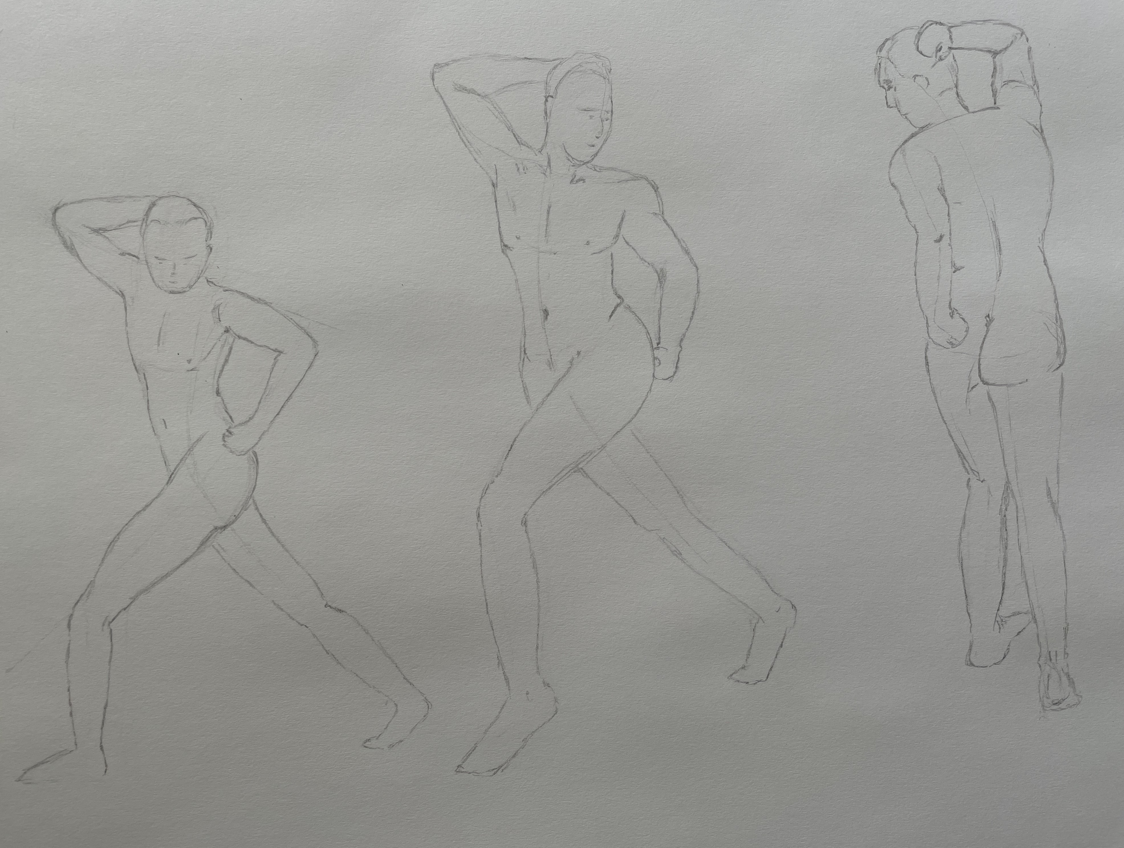 Pose simple en modèle vivant de Manuela le 18 août 2022