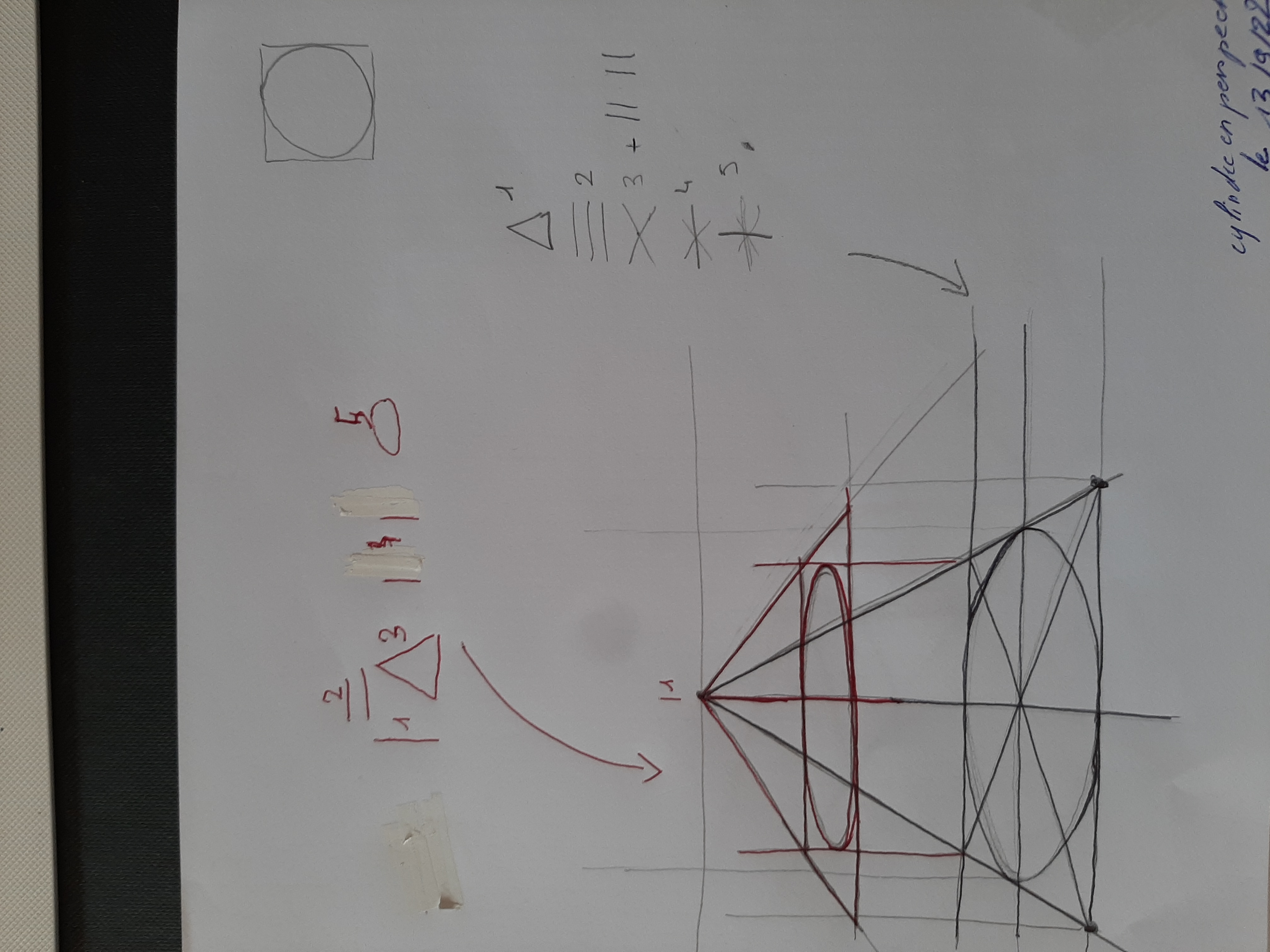 Dessiner cercles et cylindres en perspective de Janick le 13 septembre 2022