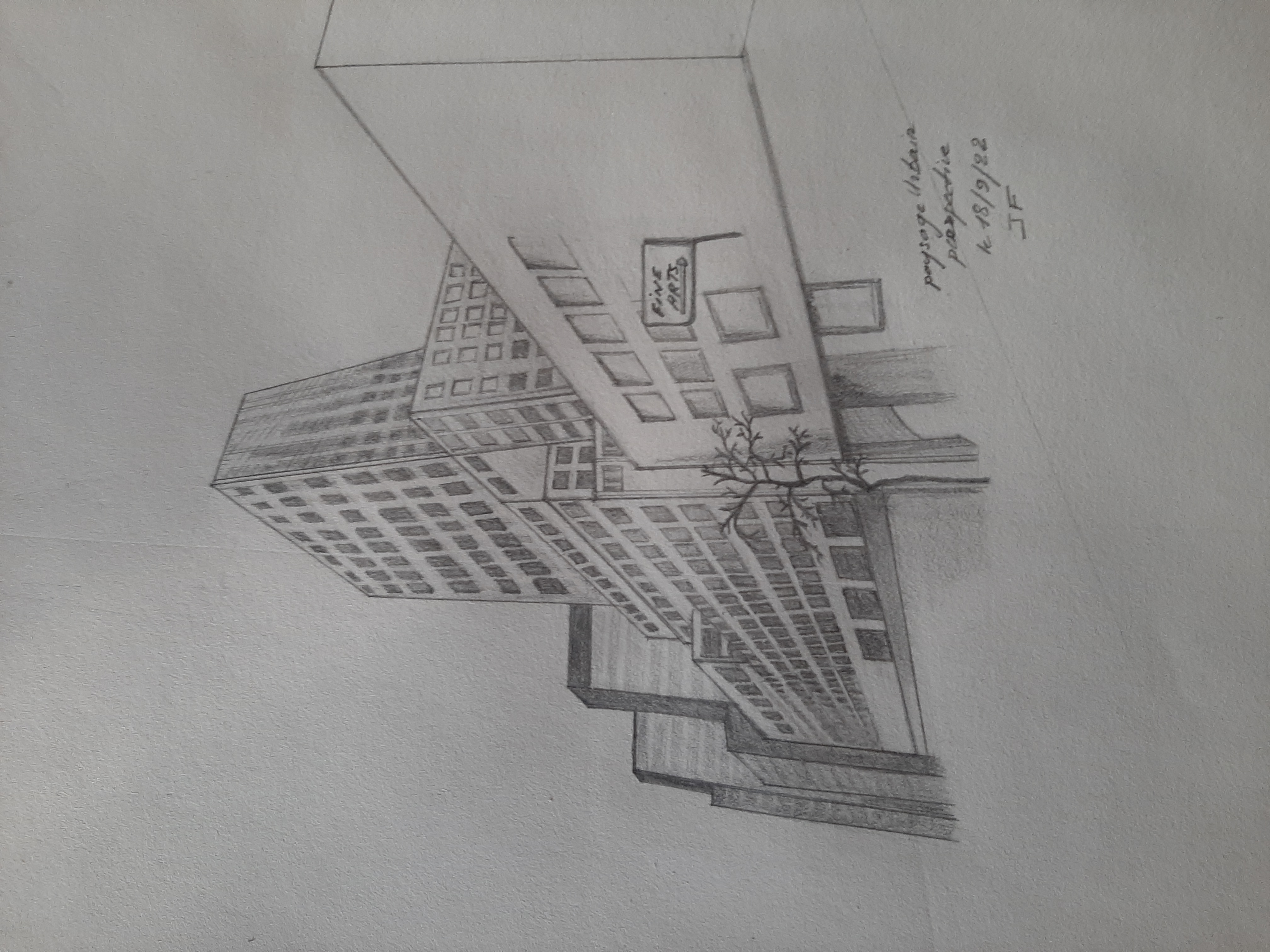 Dessiner un paysage Urbain de Janick le 18 septembre 2022