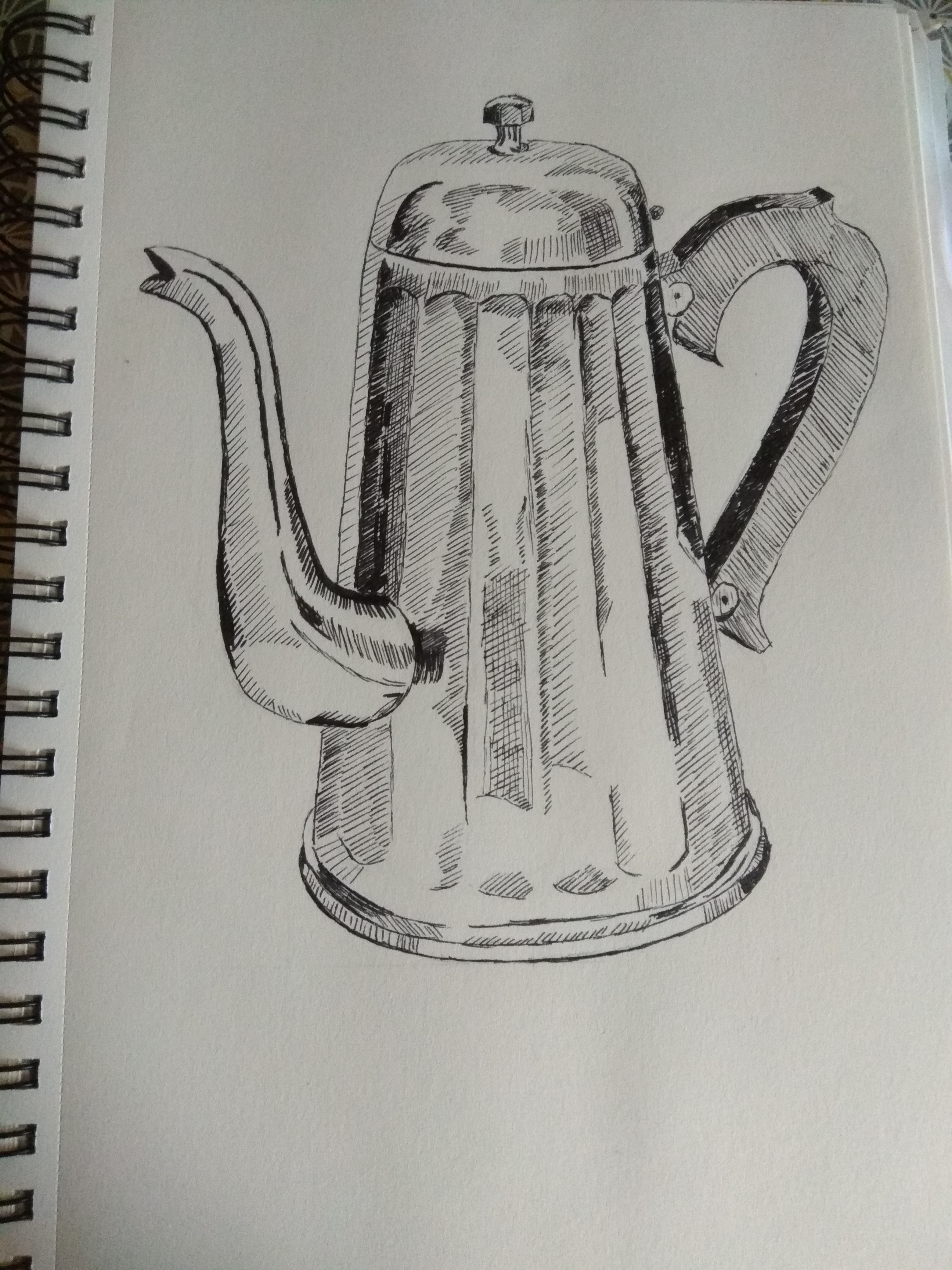 Dessiner une cafetière de Françoise le 26 septembre 2022