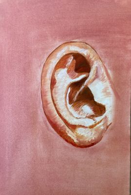 Peindre une oreille à l'Huile de Sylvie le 12 octobre 2022
