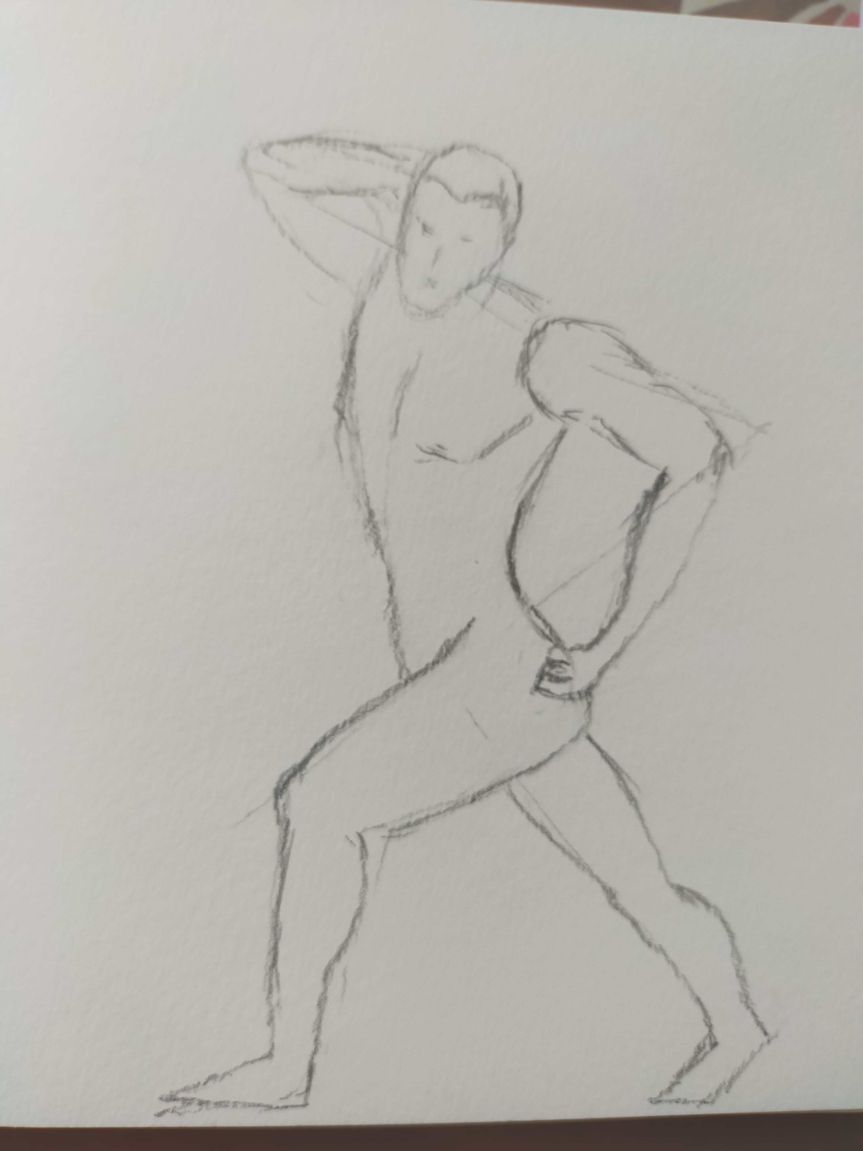 Pose simple en modèle vivant de Aurelien le 13 octobre 2022