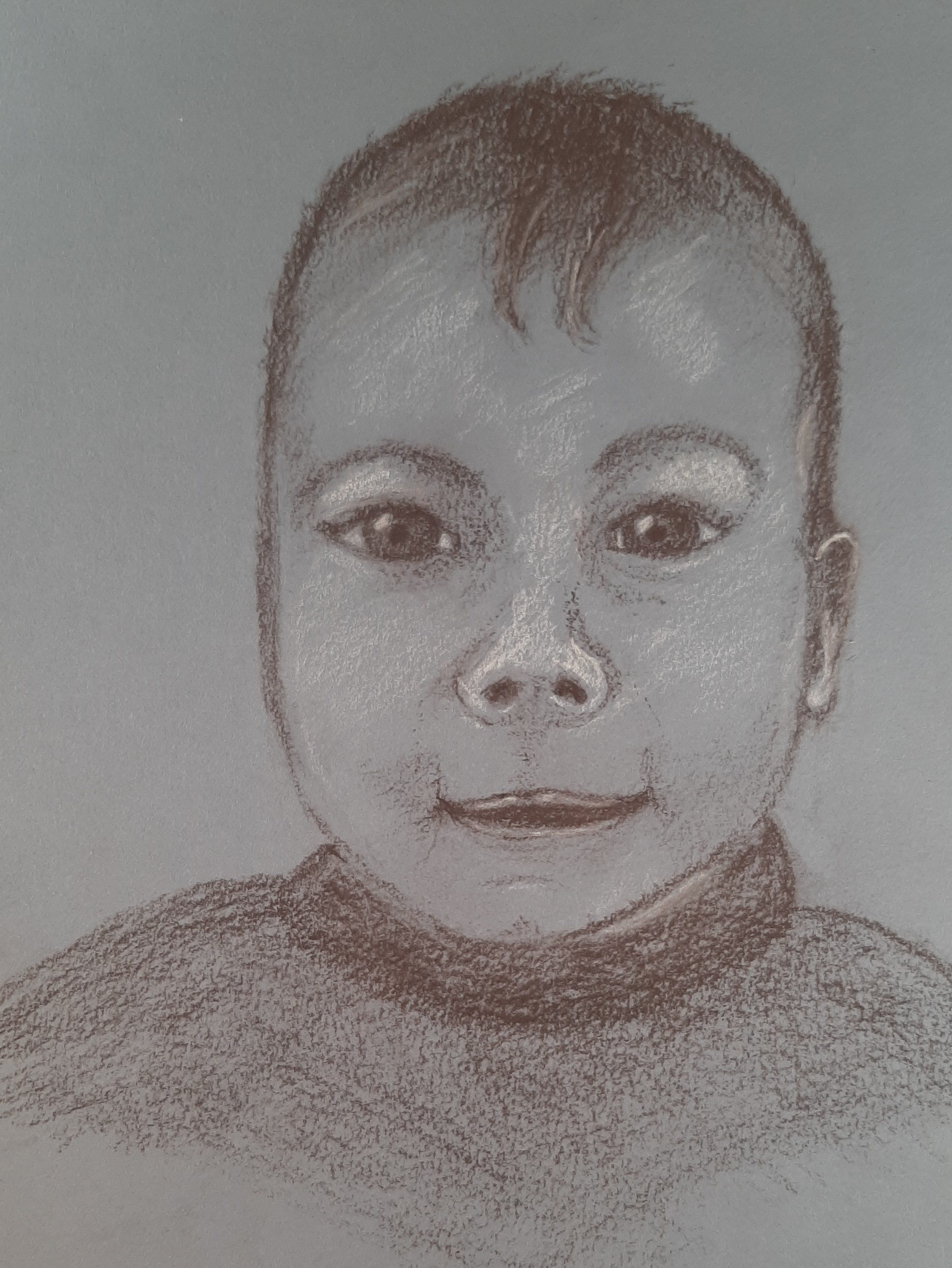 Dessiner le visage d'un bébé de Janick le 29 octobre 2022
