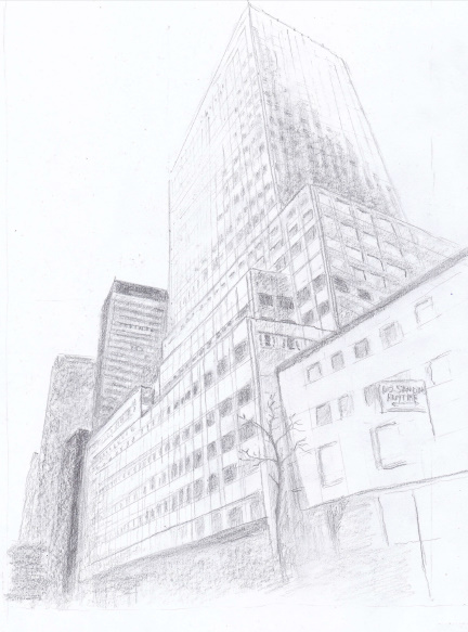 Dessiner un paysage Urbain de Muriel le 01 novembre 2022