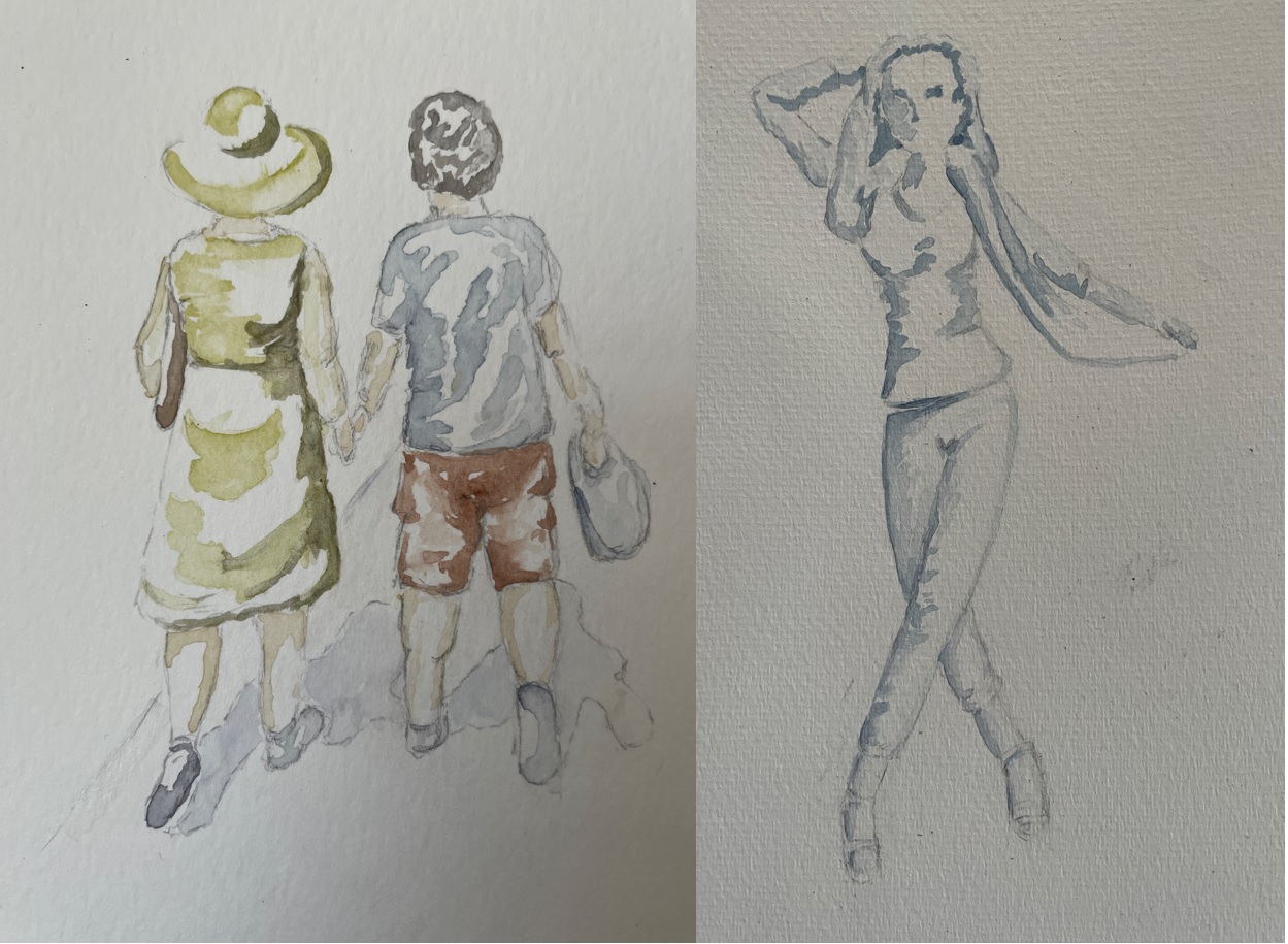 Croquis de Silhouettes de Manuela le 09 novembre 2022