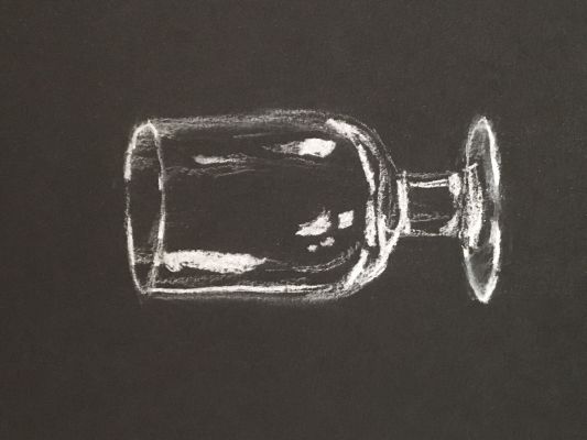 Transparence sur fond noir au dessin de Valerie le 04 décembre 2022