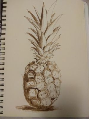 Un ananas au brou de noix de Françoise le 08 janvier 2023