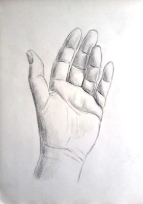 Une main, pose simple de Muriel le 10 janvier 2023