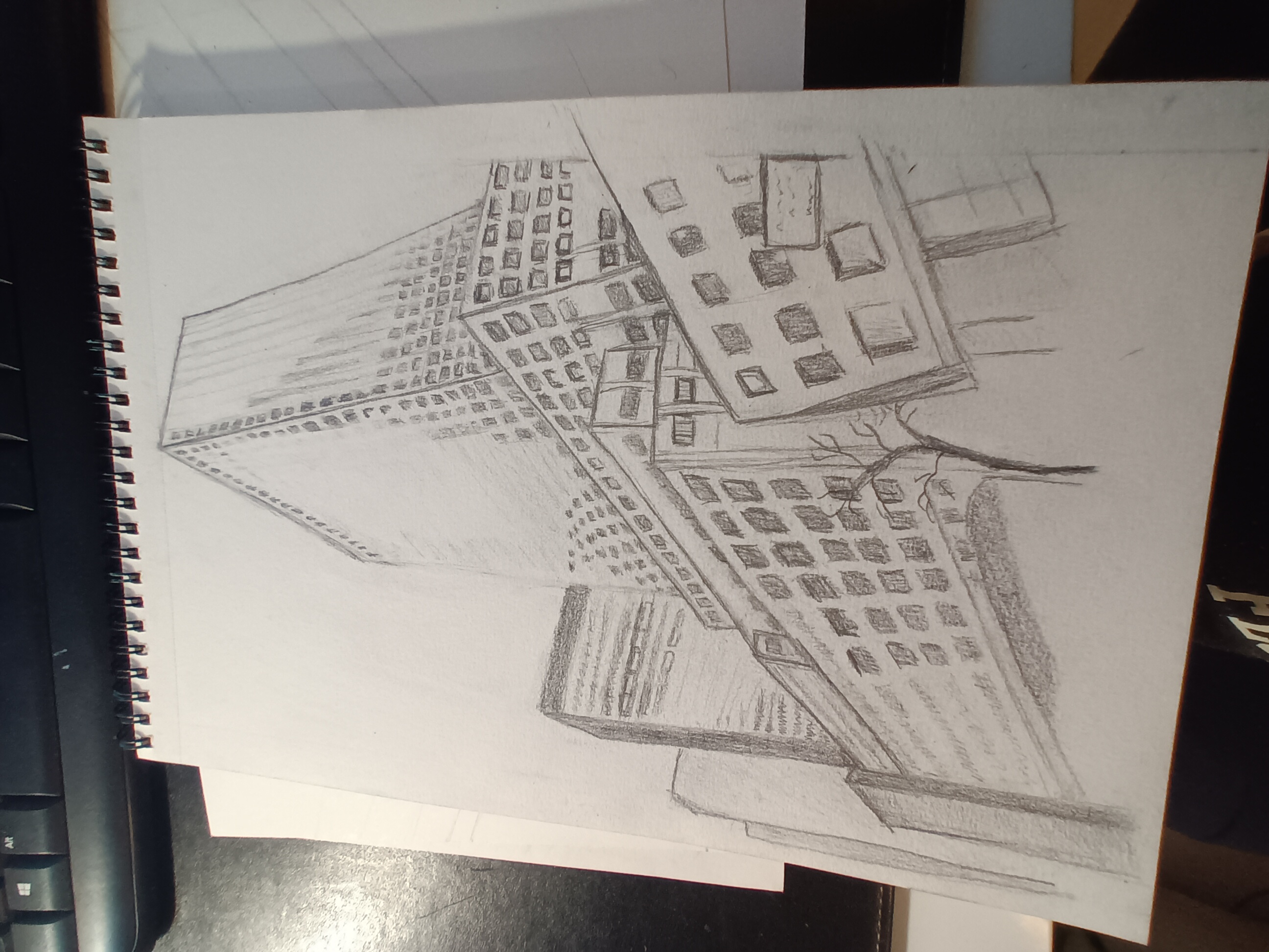 Dessiner un paysage Urbain de Annie le 22 janvier 2023