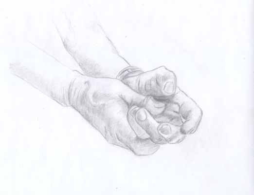 Dessiner les mains d'un senior de Muriel le 23 janvier 2023