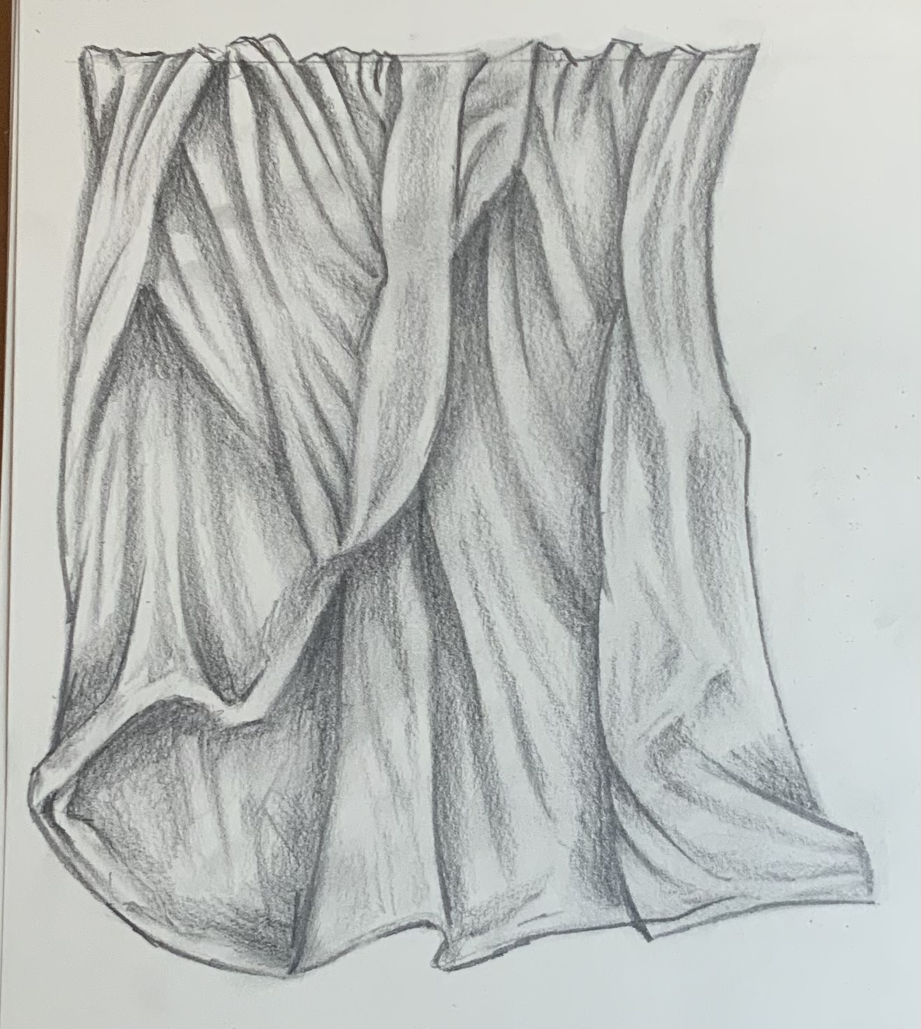 Dessiner un Drapé en dessin d'observation de Gregory le 25 janvier 2023