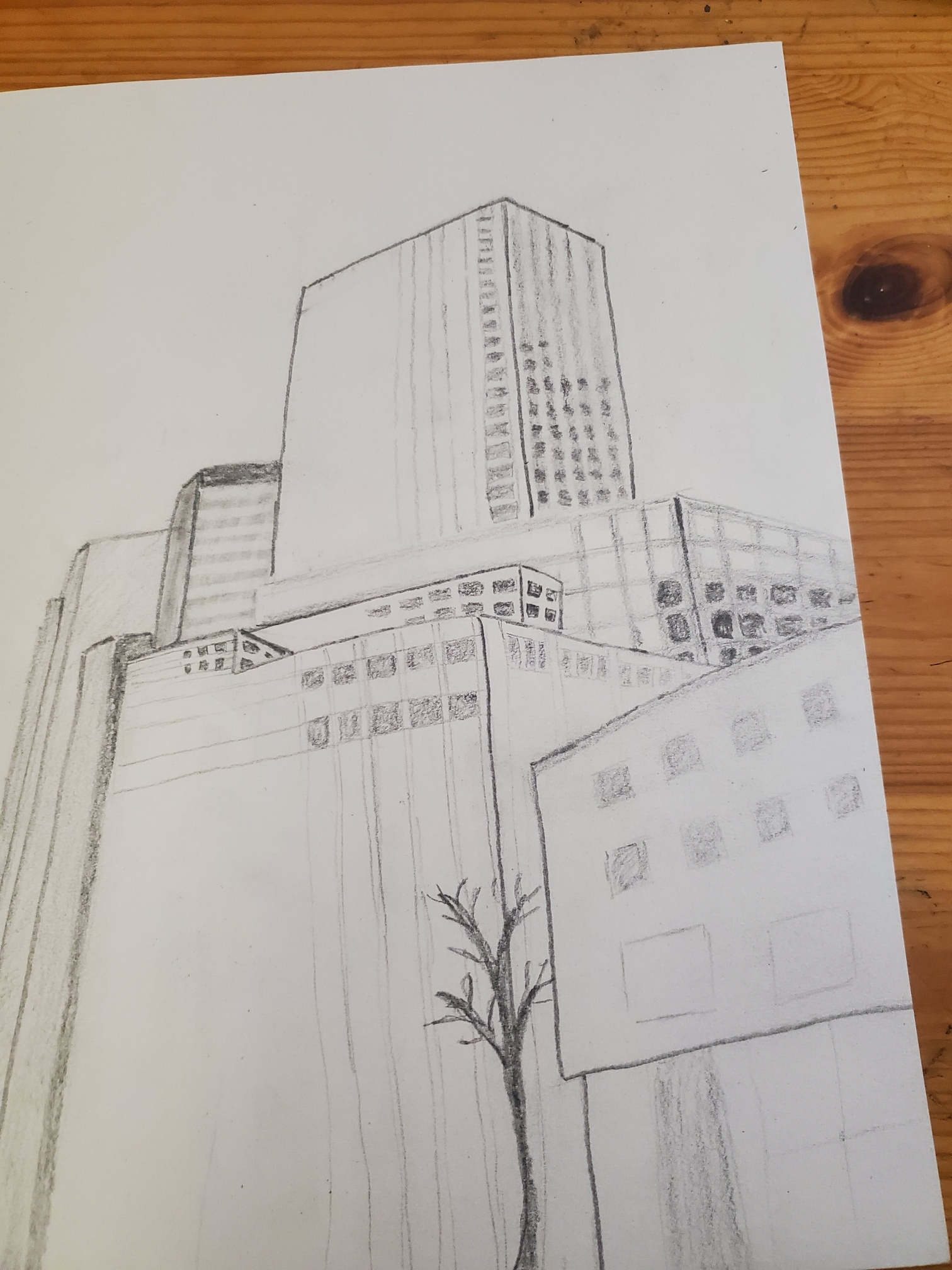 Dessiner un paysage Urbain de Nathalie le 04 février 2023