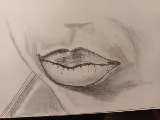 Dessiner le visage : La bouche de Annie le 06 février 2023