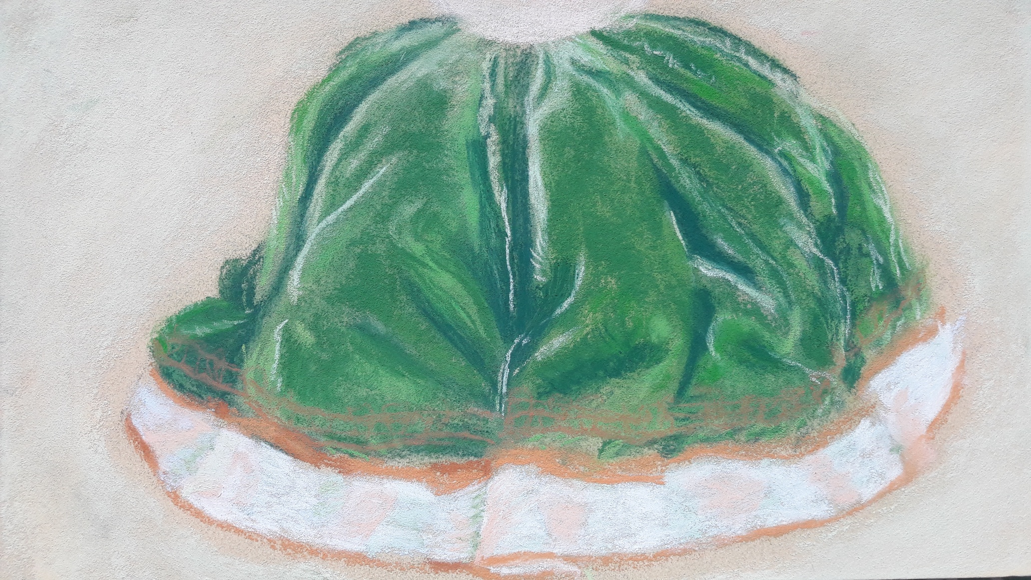 Un drapé de robe de théâtre au pastel de Anne-marie le 07 février 2023