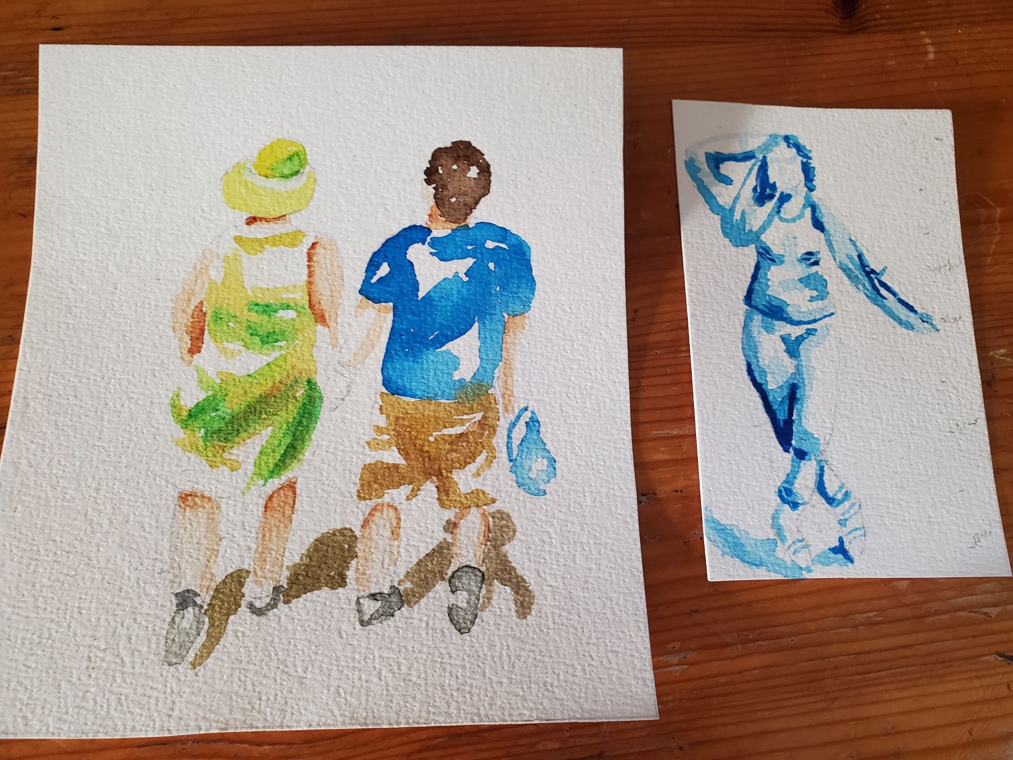 Croquis de Silhouettes de Nathalie le 20 février 2023