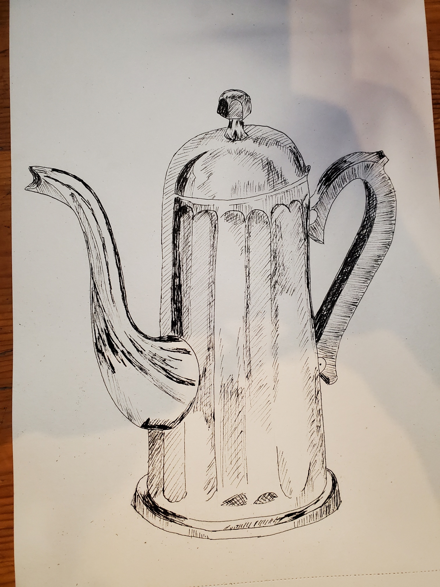 Dessiner une cafetière de Nathalie le 24 février 2023