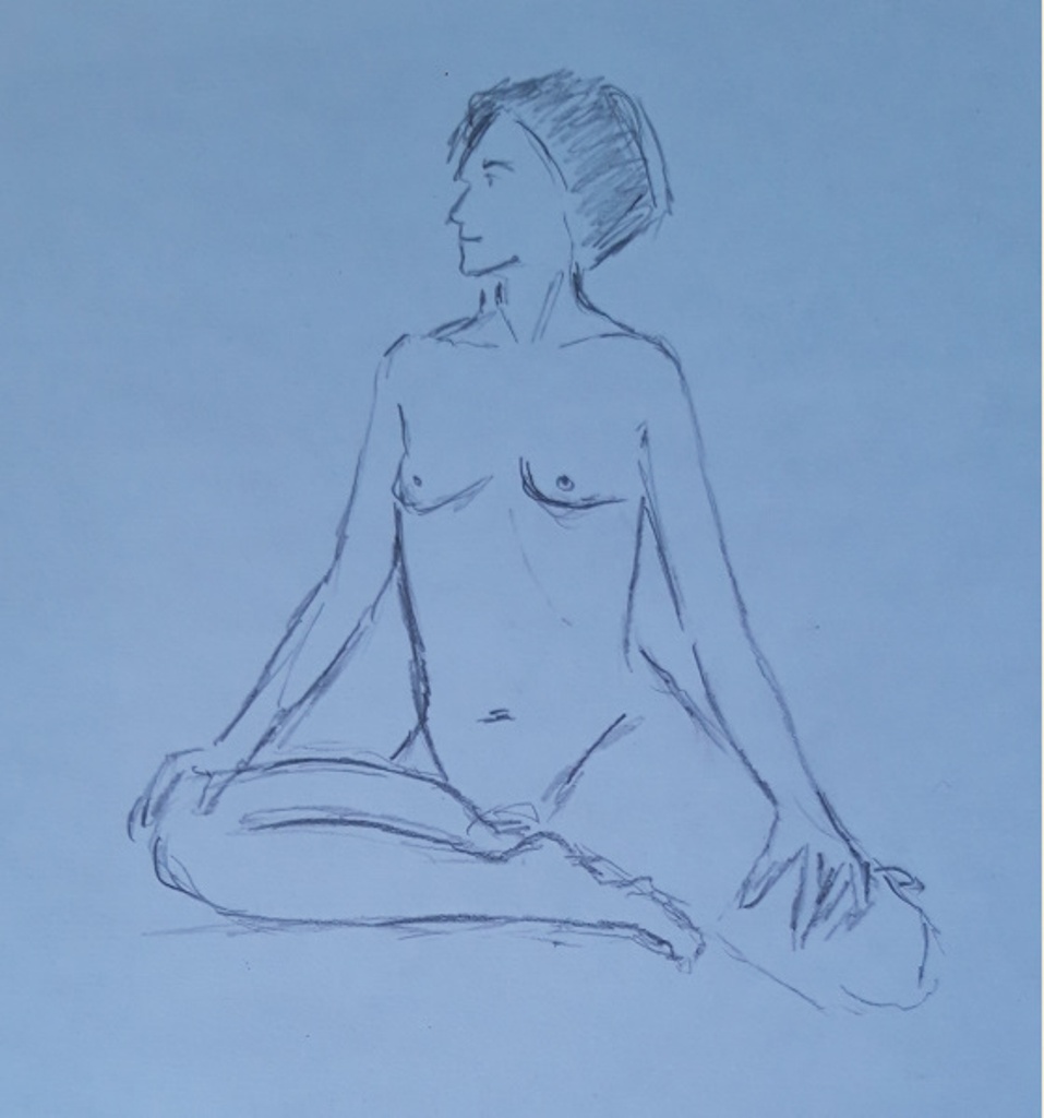 Croquis en 5 minutes modele complexe de Muriel le 05 mars 2023