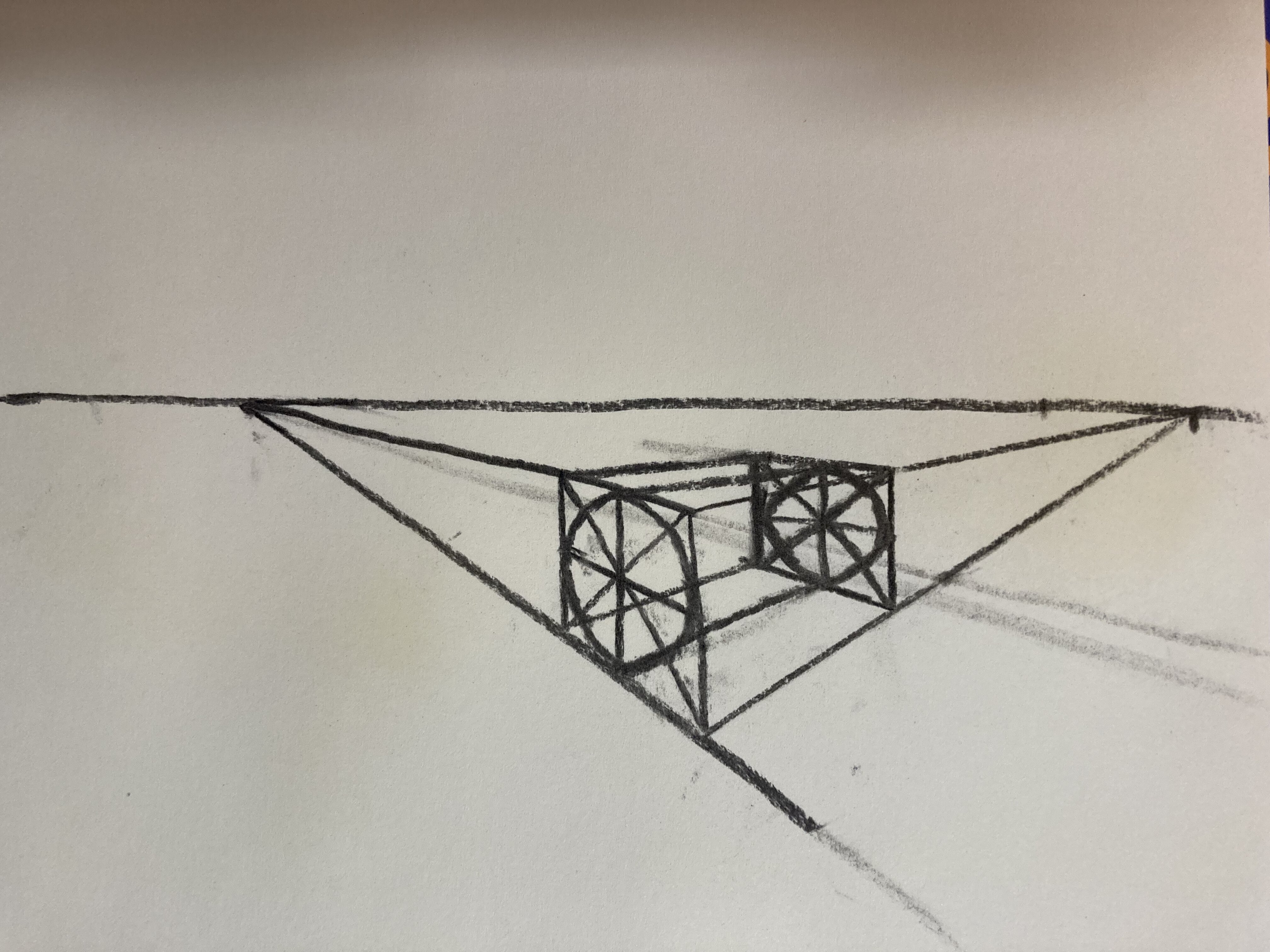 Dessiner cercles et cylindres en perspective de Carla le 06 mars 2023