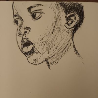 Dessiner le visage d'un bébé de Annie le 13 mars 2023