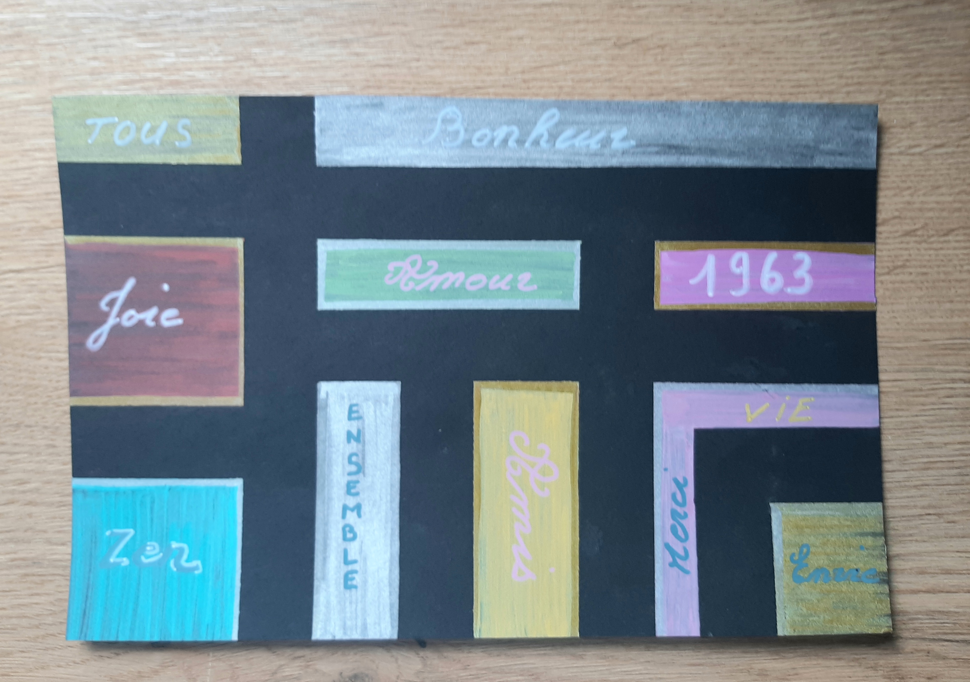 Les réserves à l'acrylique de Janick le 19 mars 2023