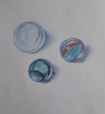 Dessiner des billes de Muriel le 19 mars 2023