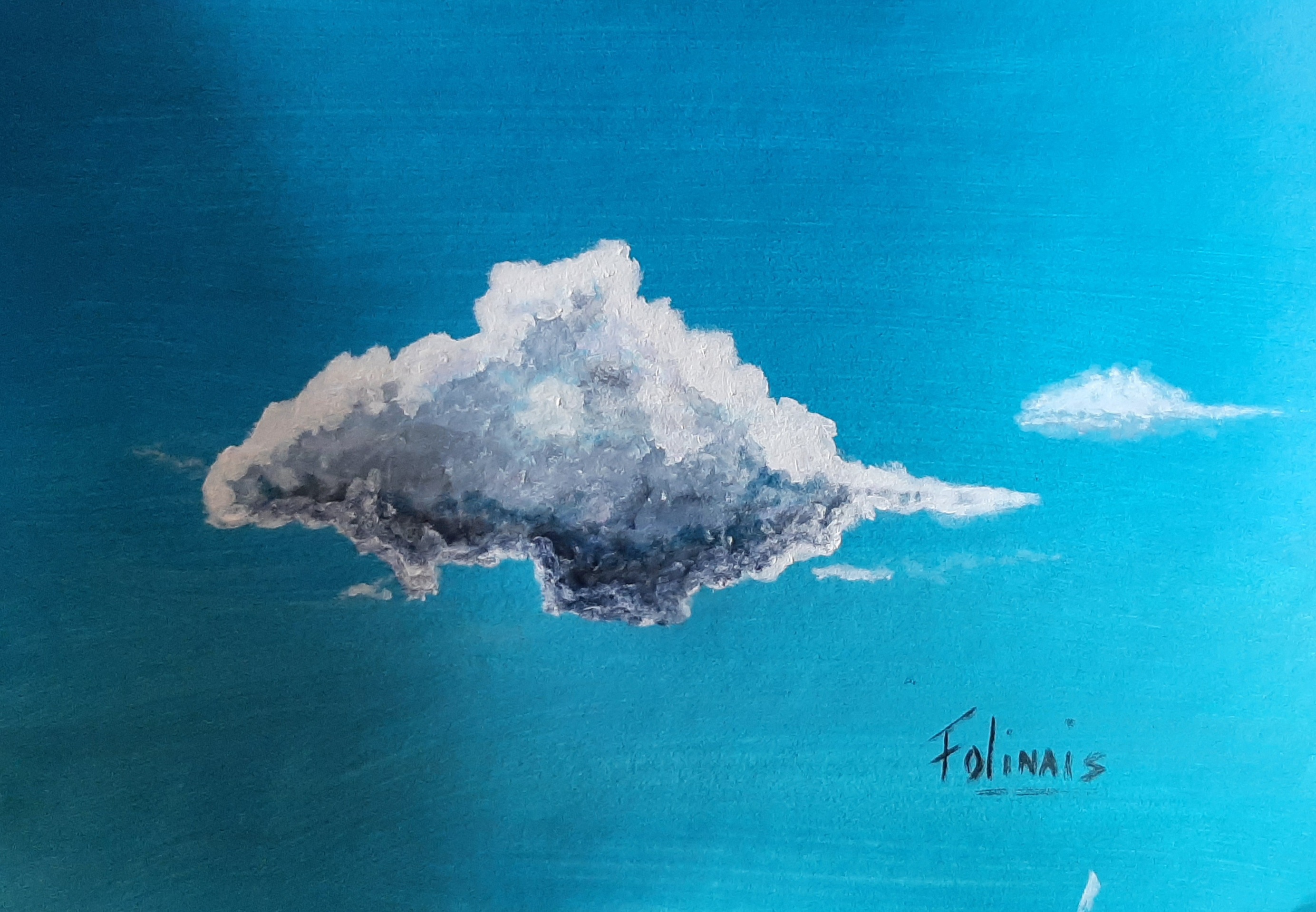 Peindre des Nuages à l'Acrylique de Janick le 25 avril 2023